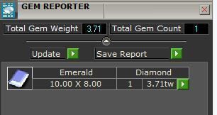 Emerald Solitaire Ring 3D print model_5