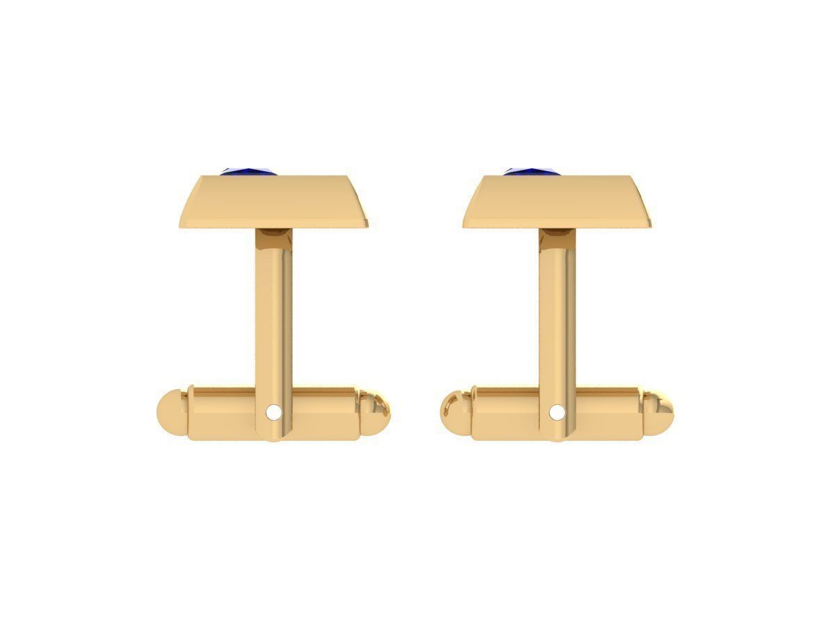 Cufflink 3D print model_7