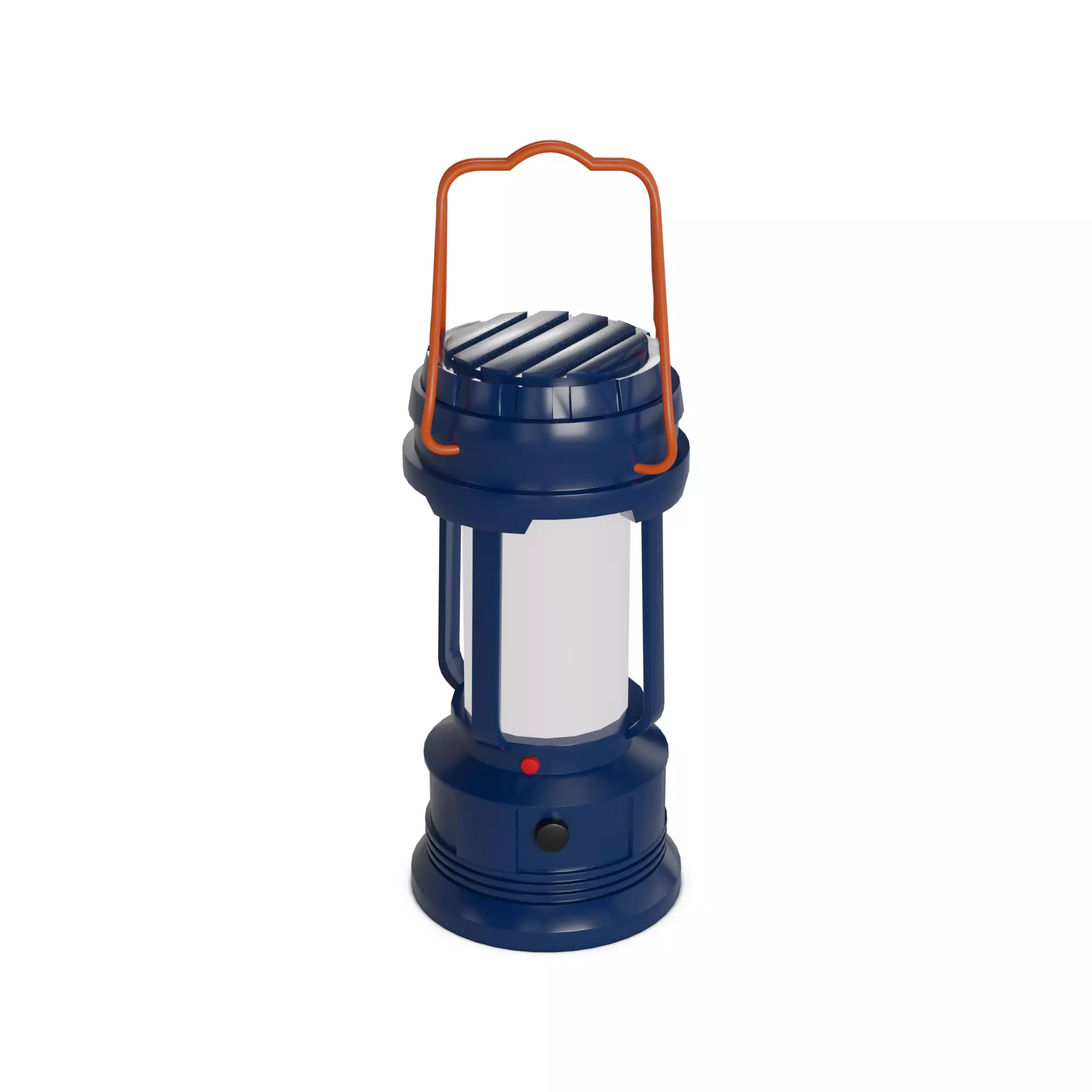 Camping Camping Lantern Low-poly 3D model_0