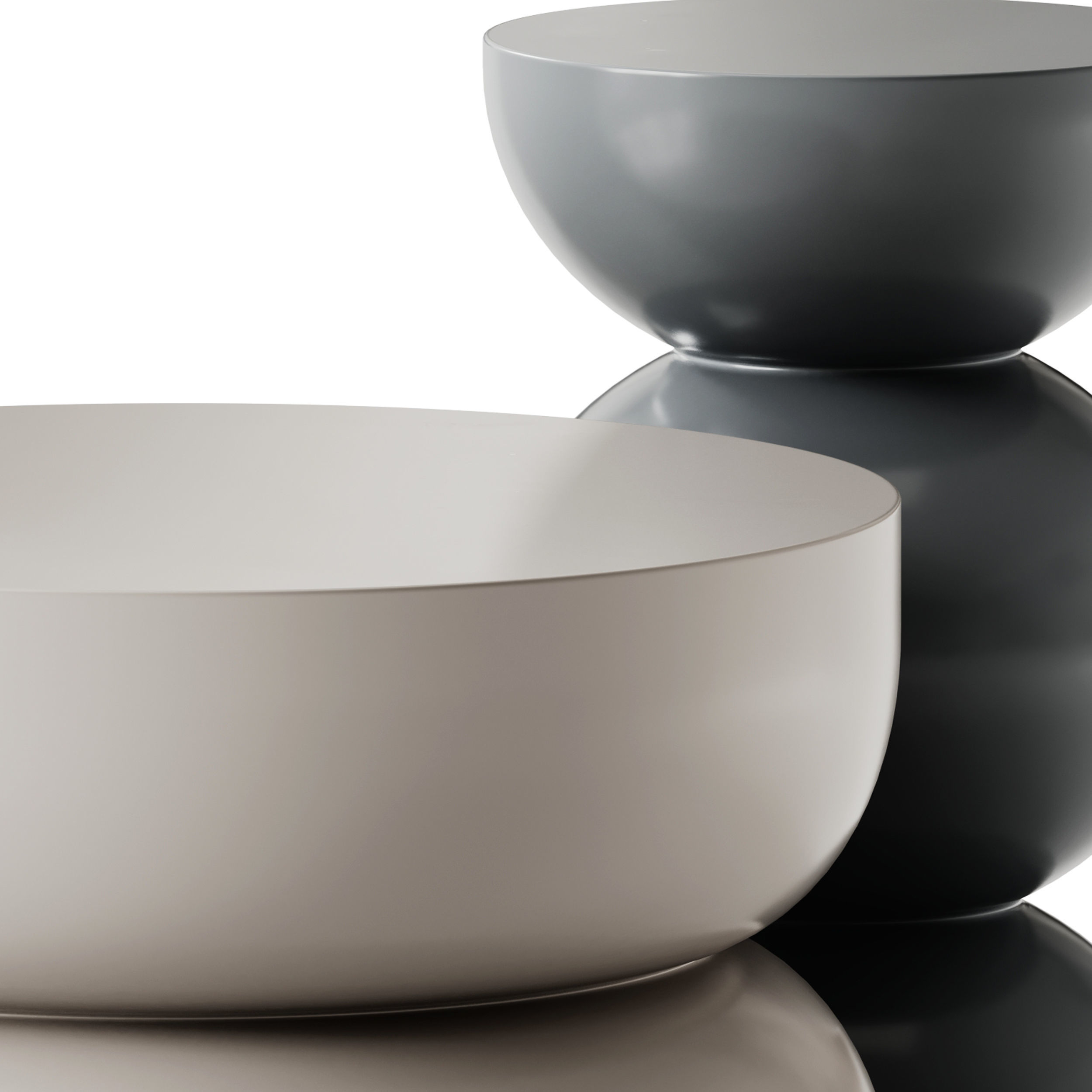 Am Pm Rouva Coffee and Side Table  3D model_4