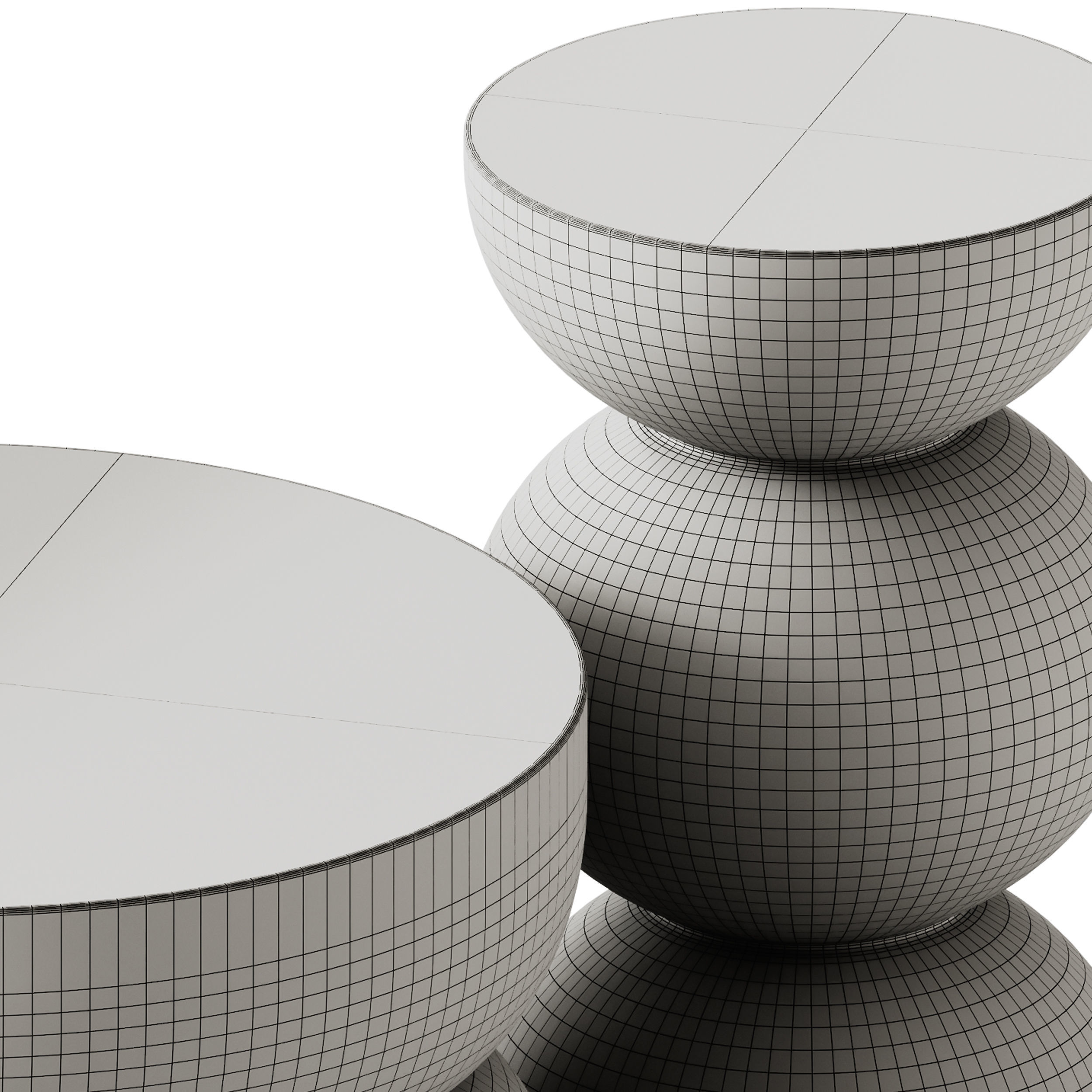 Am Pm Rouva Coffee and Side Table  3D model_6