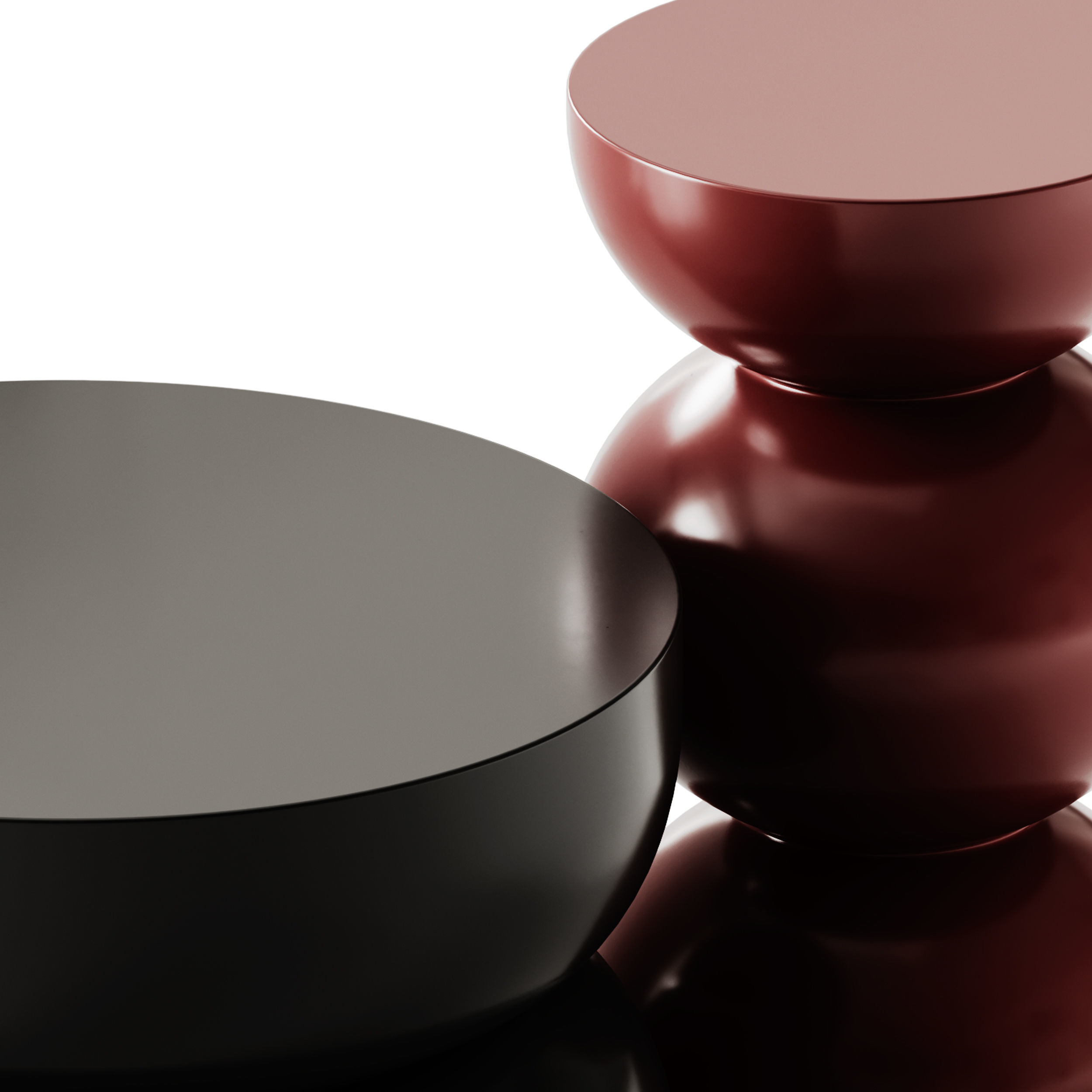 Am Pm Rouva Coffee and Side Table  3D model_3