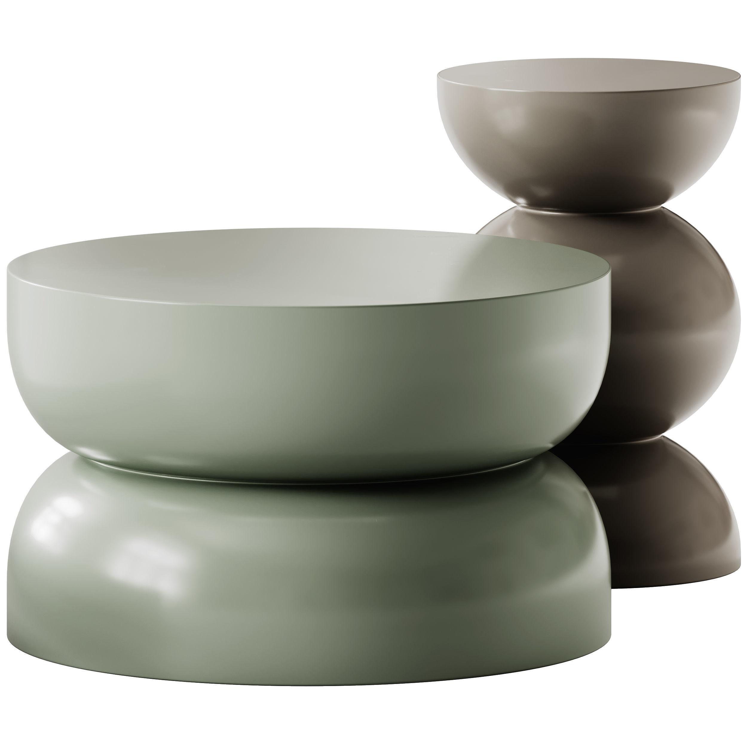 Am Pm Rouva Coffee and Side Table  3D model_2