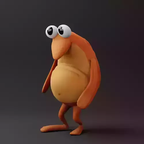 SpongeBob Fish - Incidental 70 Free low-poly 3D model