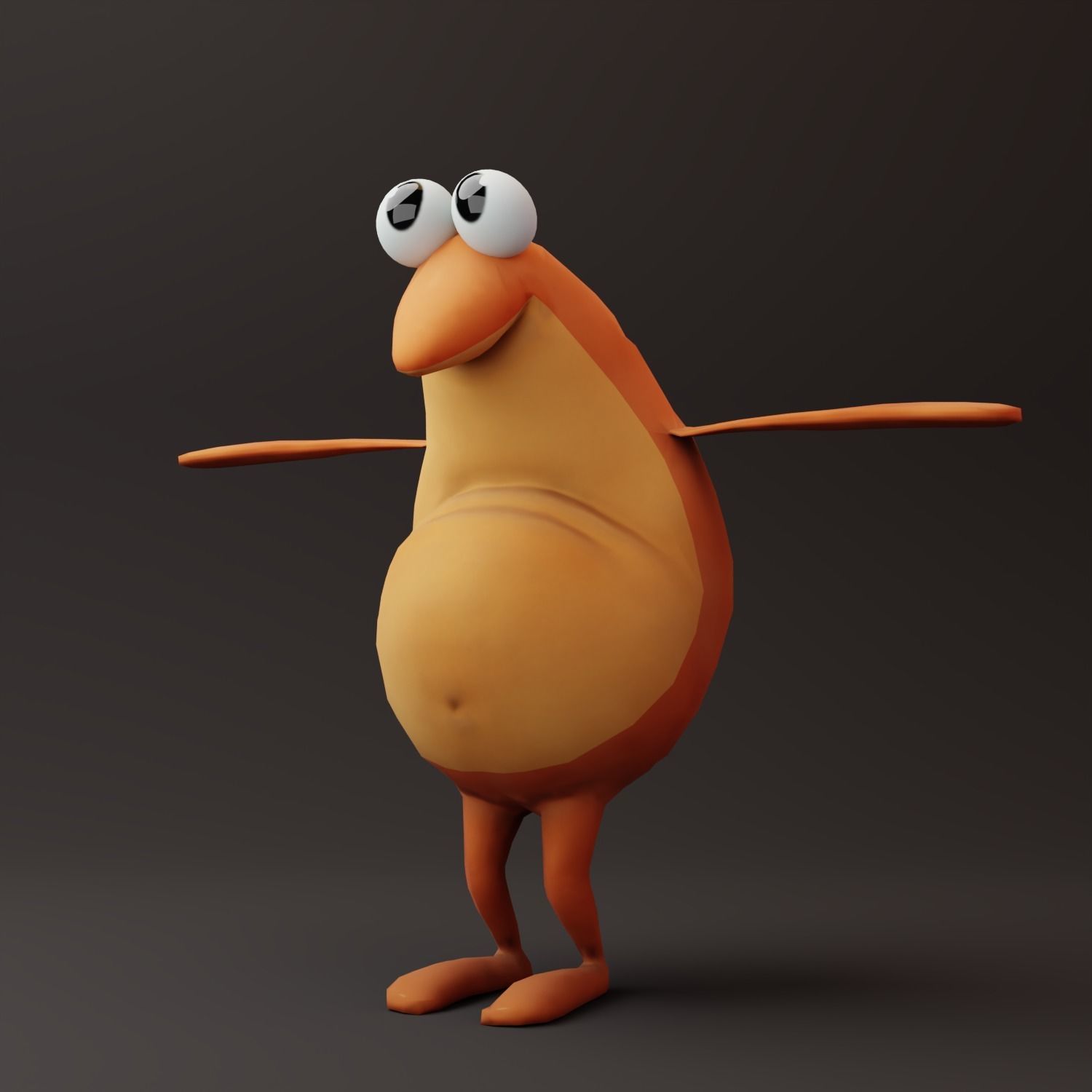 SpongeBob Fish - Incidental 70 Free low-poly 3D model_3