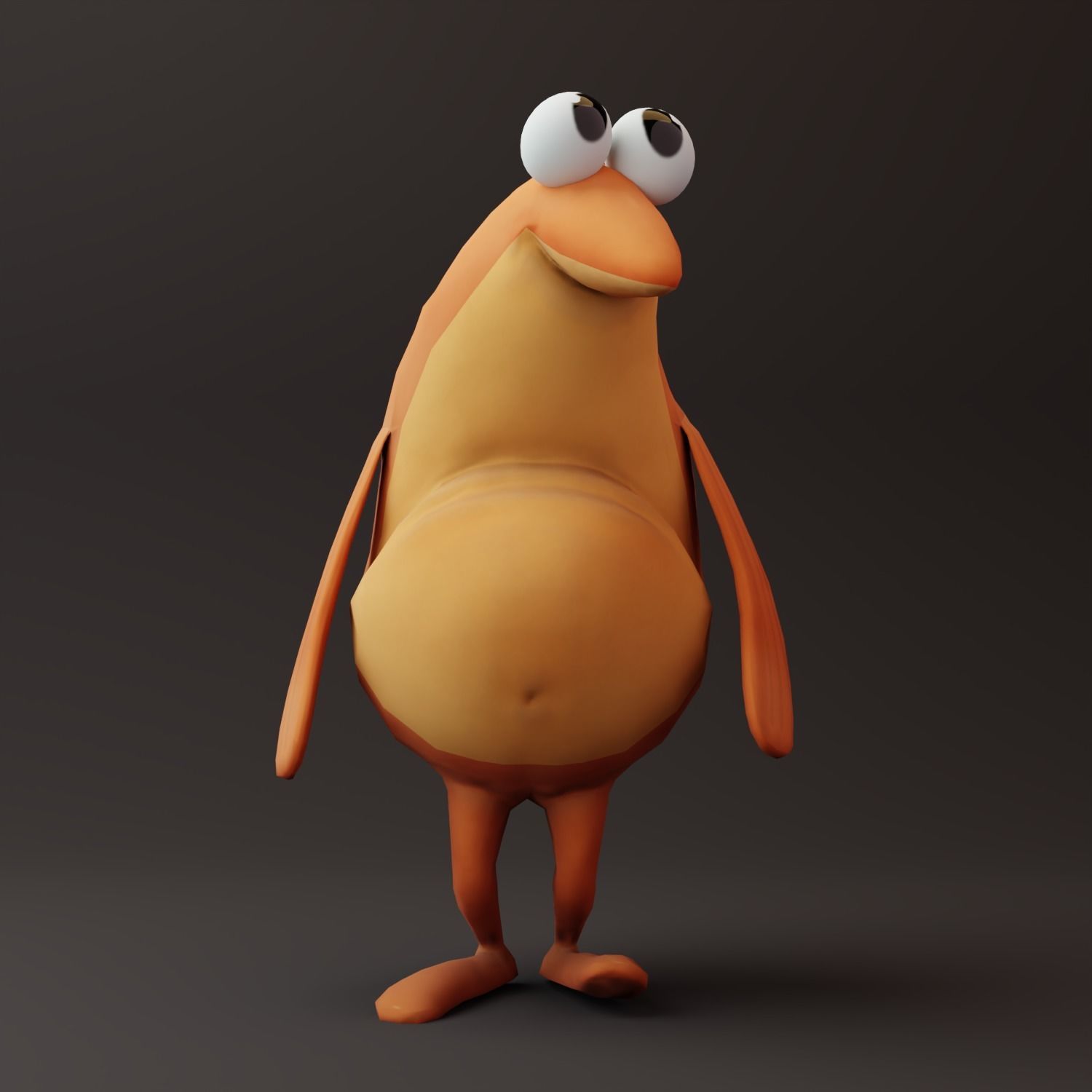 SpongeBob Fish - Incidental 70 Free low-poly 3D model_2