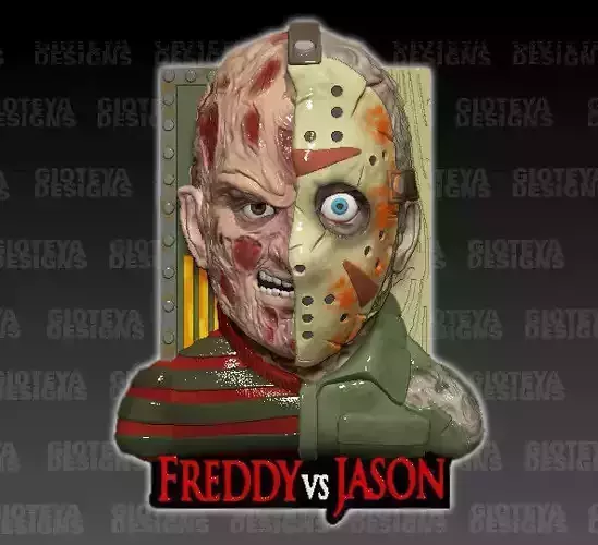 Freddy vs Jason 3D print model