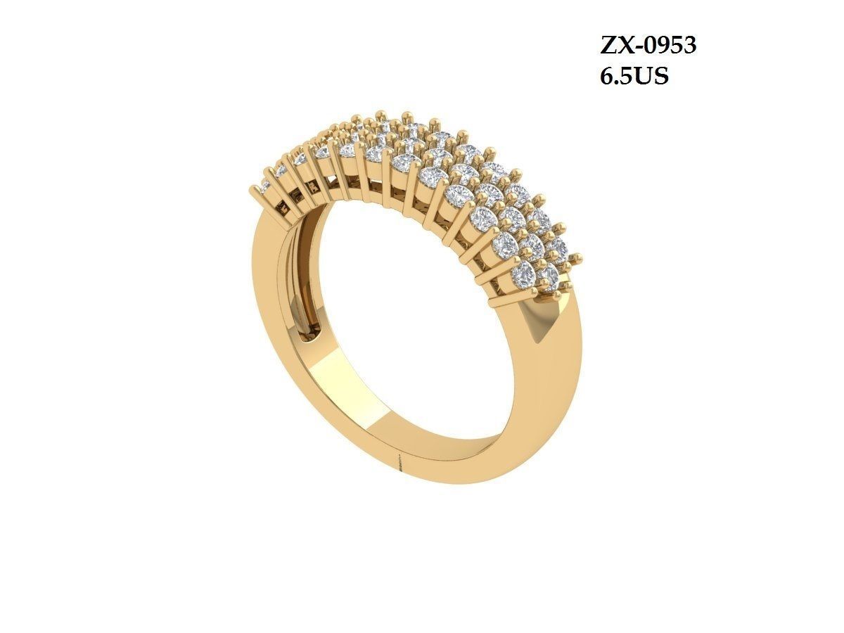 Solitaire Engagement Ring 3D print model