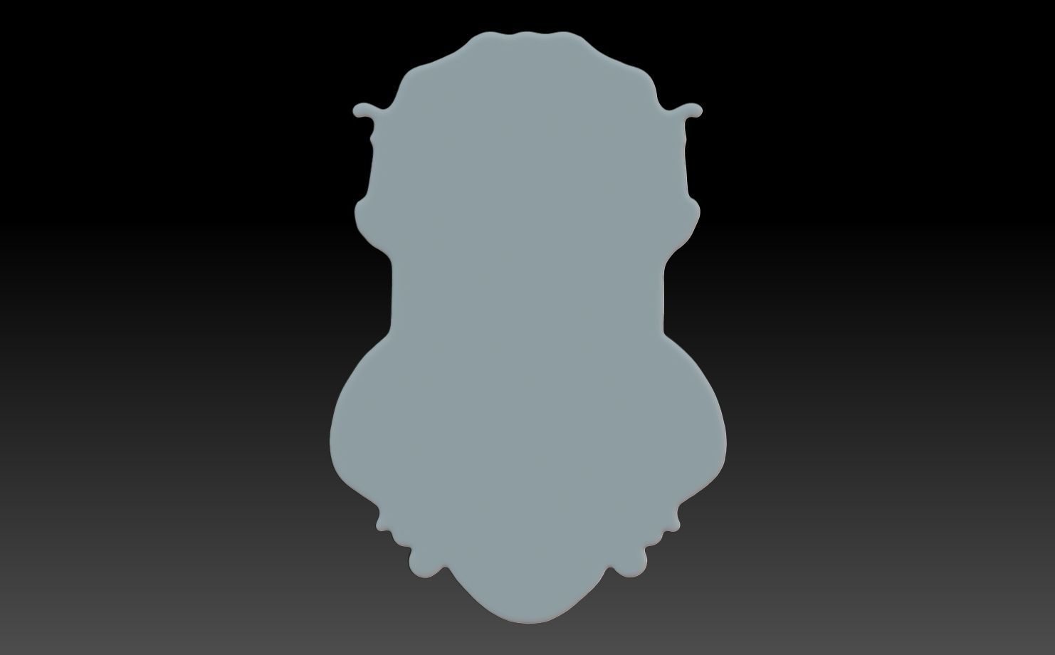 Geisha basrelief 07 240731 3D print model_5