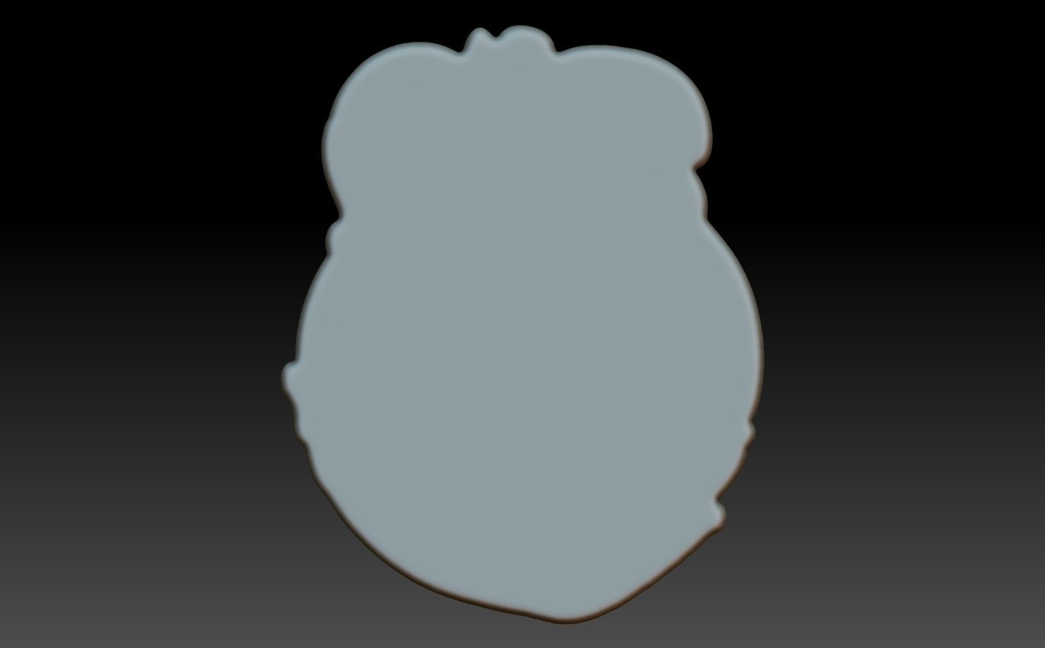 Geisha basrelief 01 240731 3D print model_5