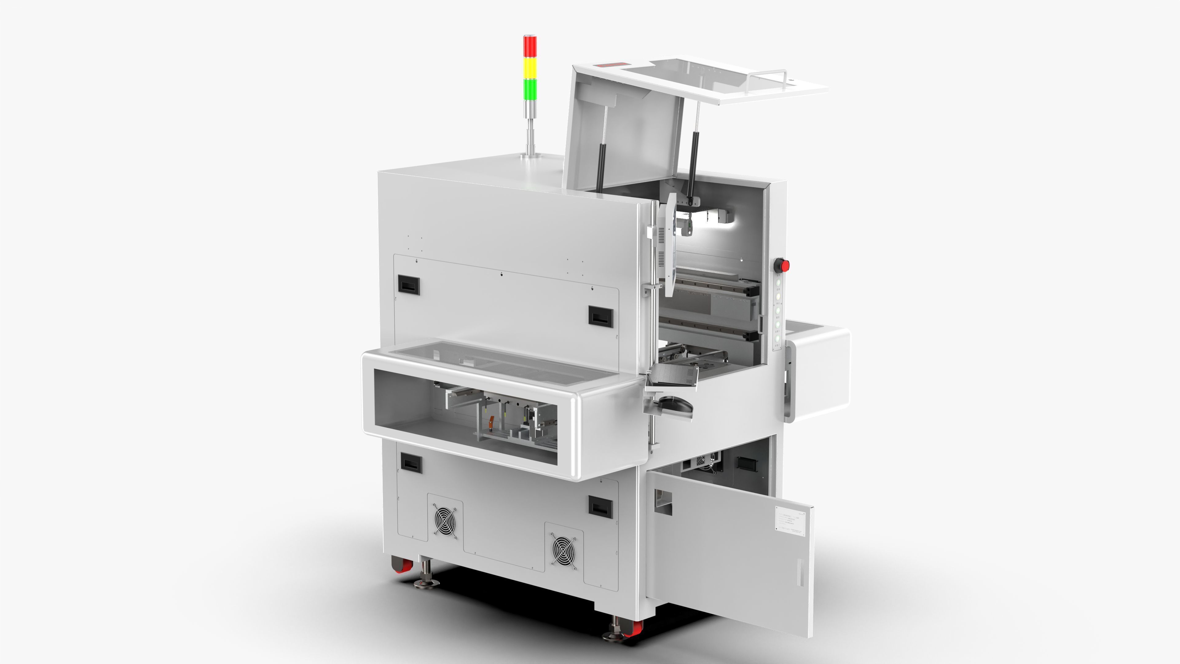 Automatic PCB Board Heating Dispenser Machine 3D model_2