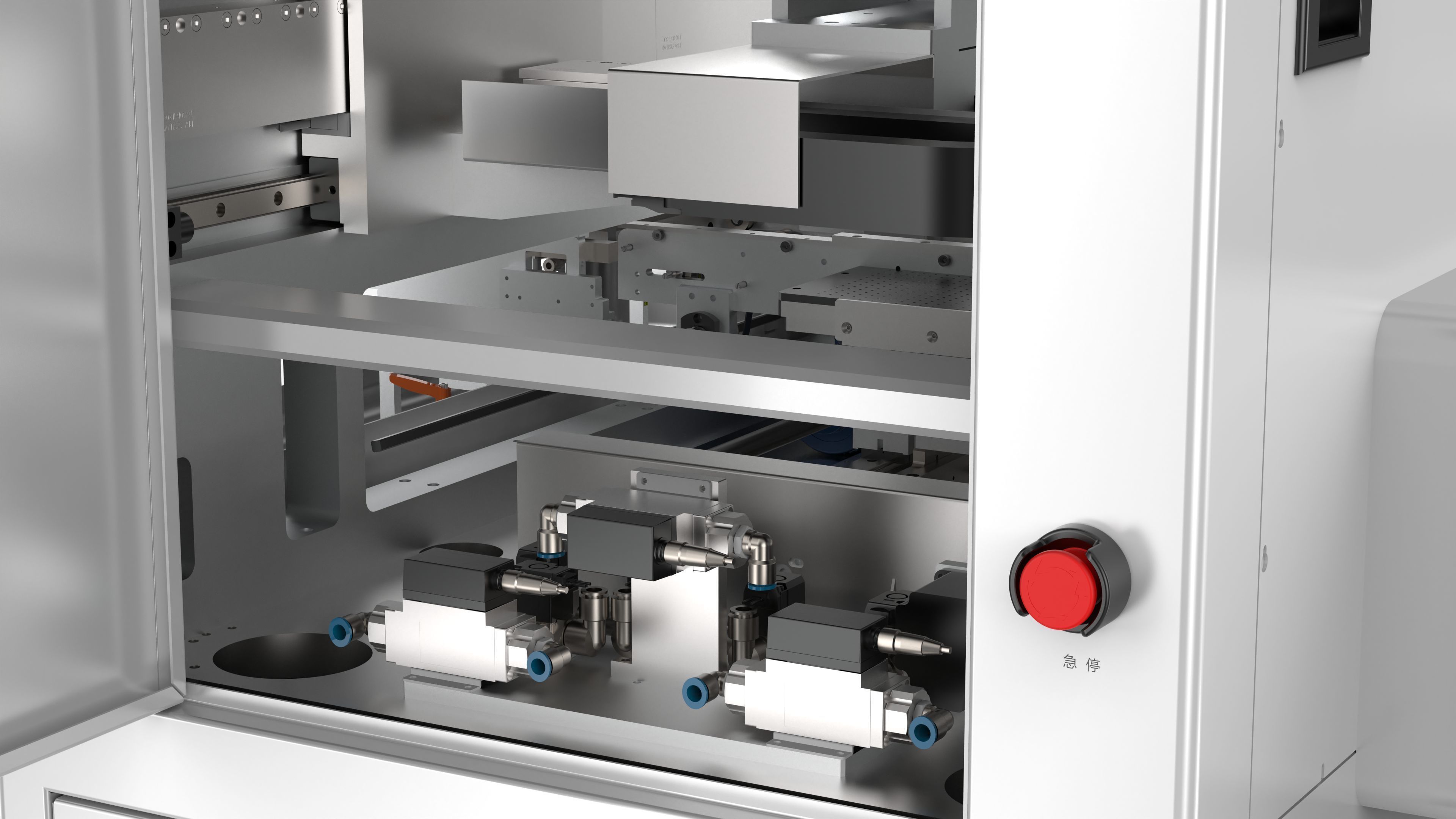 Automatic PCB Board Heating Dispenser Machine 3D model_14