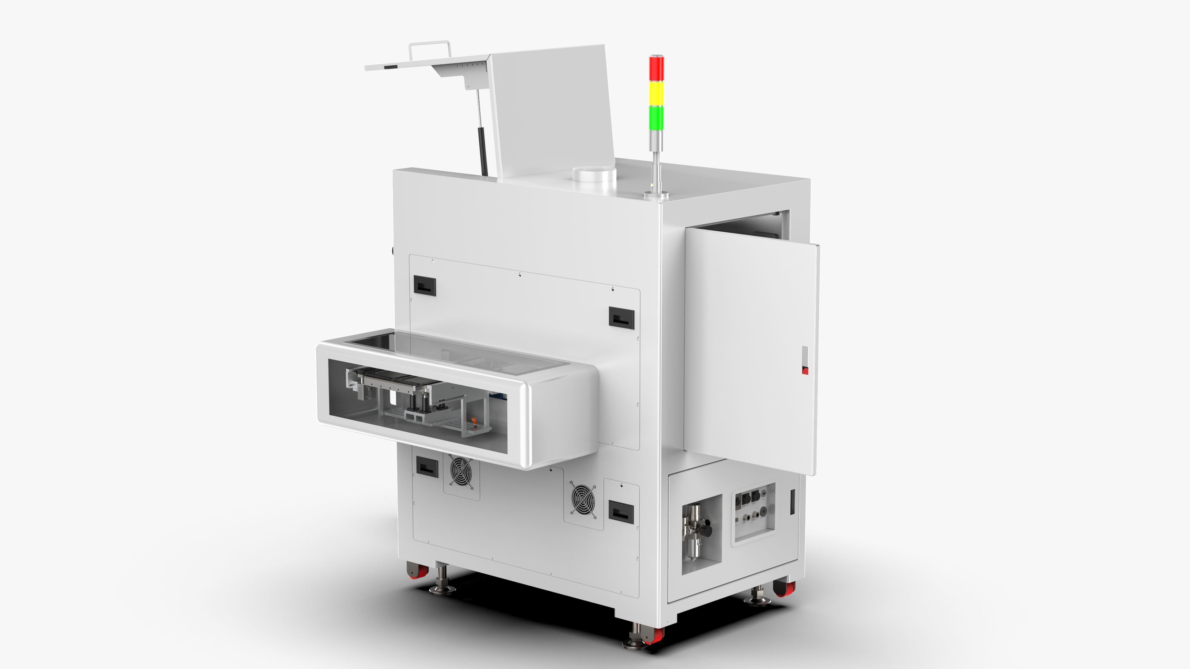 Automatic PCB Board Heating Dispenser Machine 3D model_3