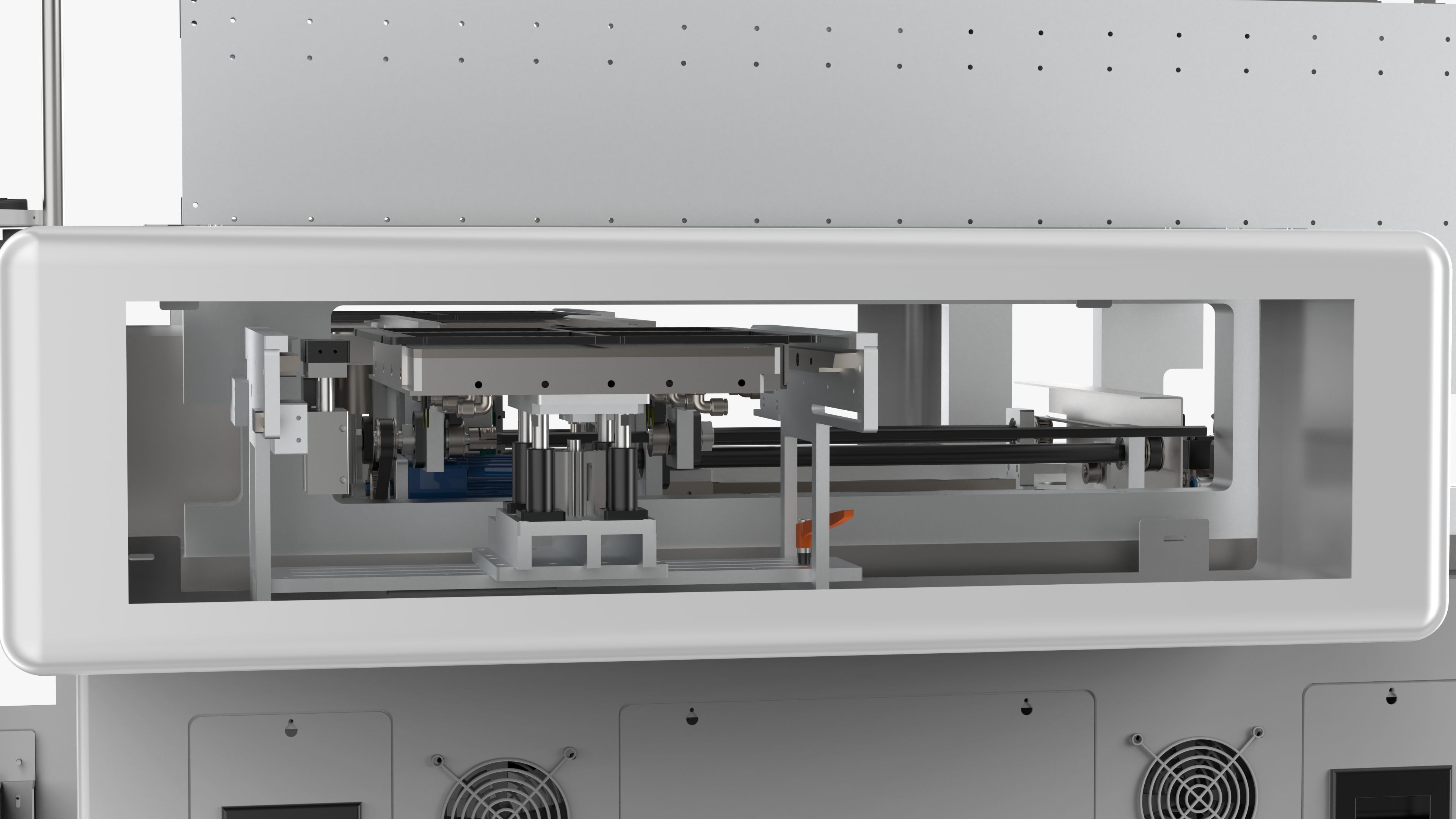 Automatic PCB Board Heating Dispenser Machine 3D model_21