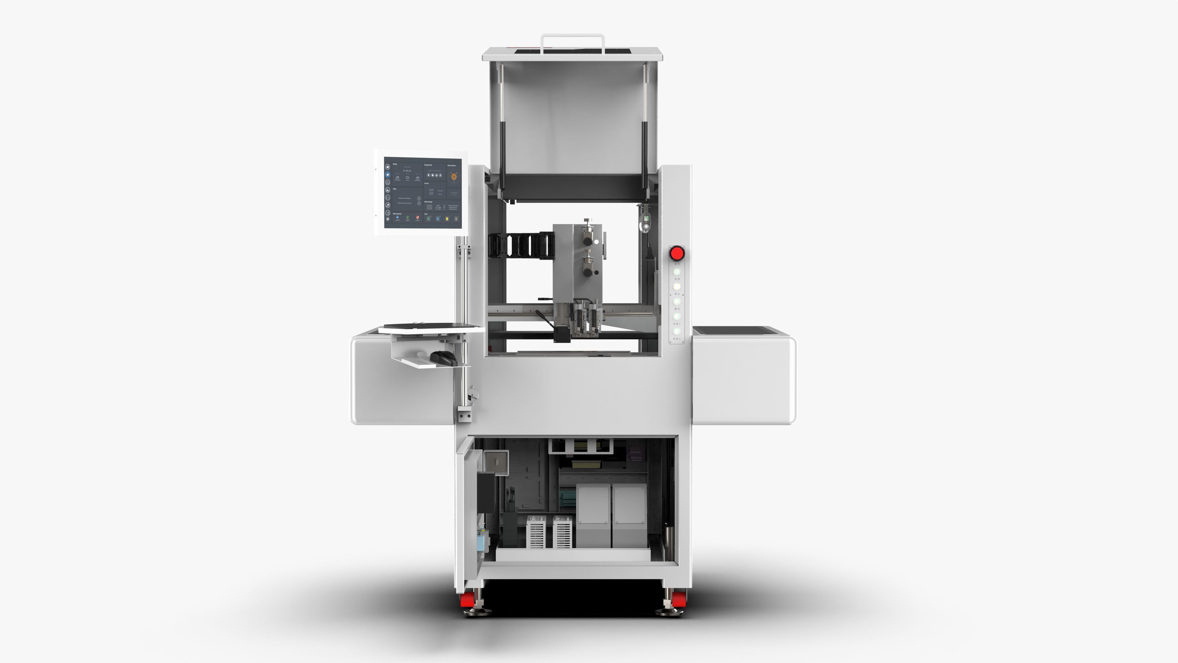 Automatic PCB Board Heating Dispenser Machine 3D model_8