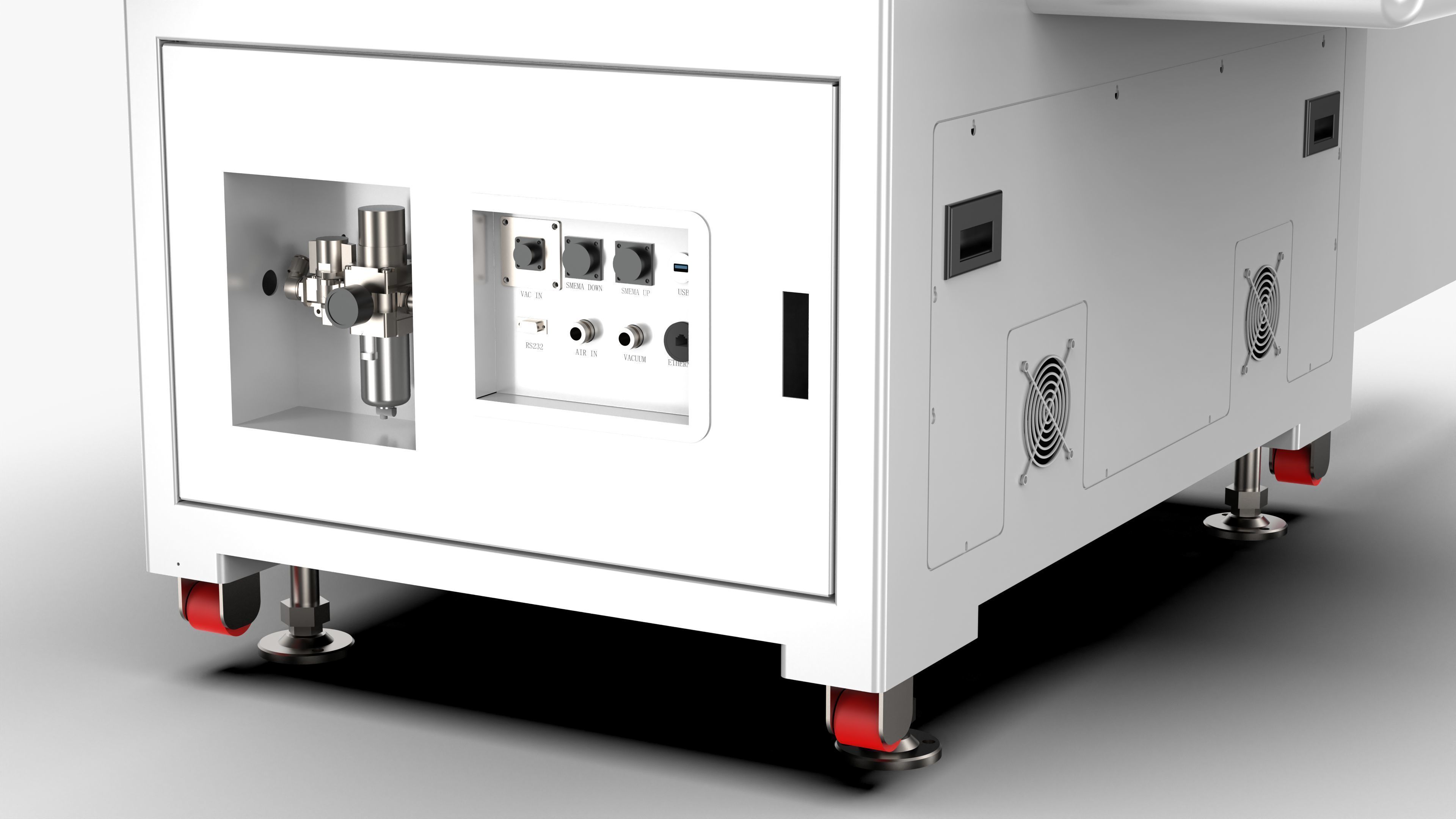 Automatic PCB Board Heating Dispenser Machine 3D model_15