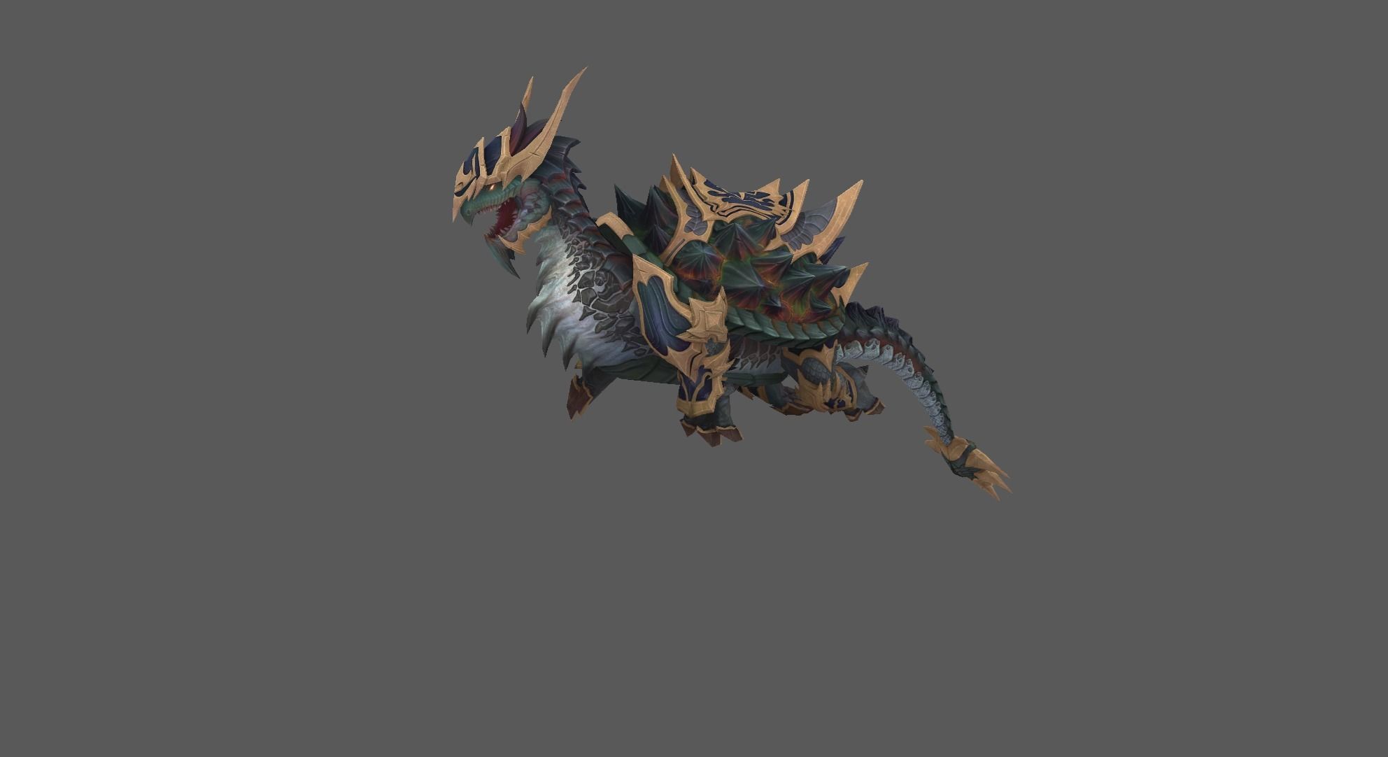 Fantasy Horse For MMORPG Low-poly 3D model_4