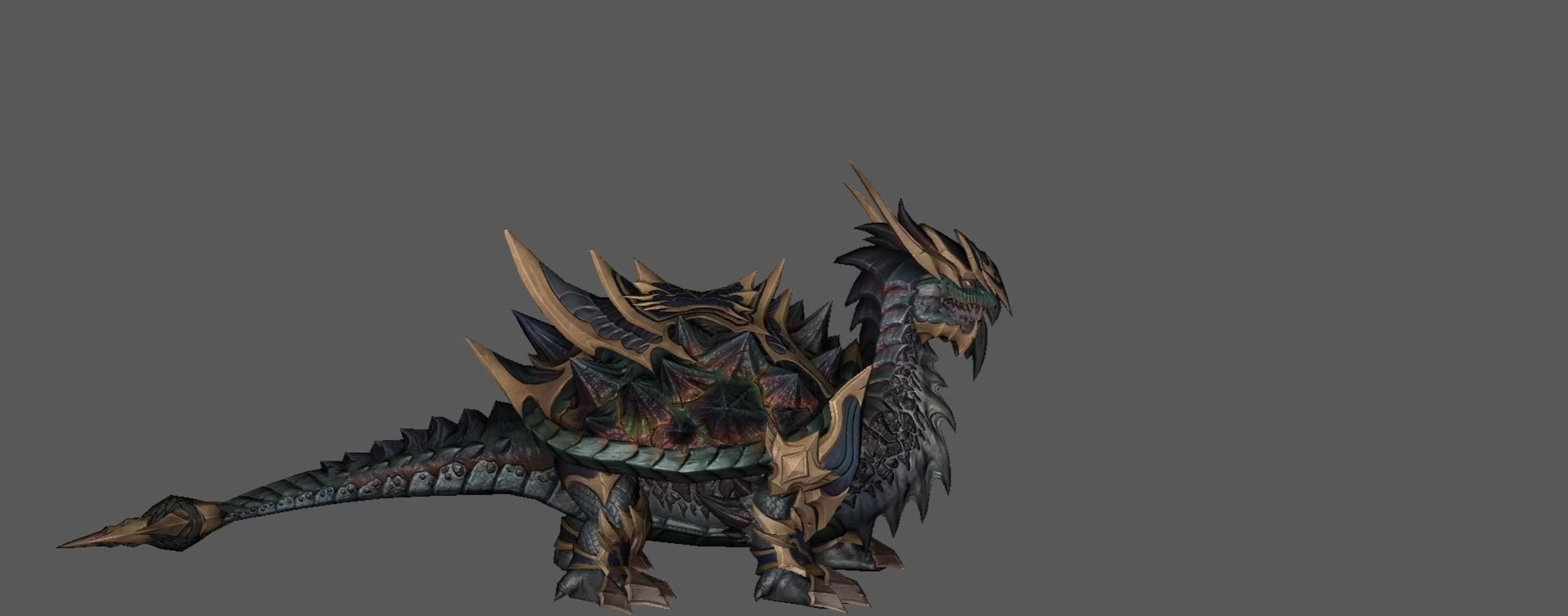 Fantasy Horse For MMORPG Low-poly 3D model_5