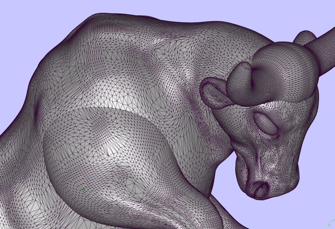 Bull Figurine 3D print model_6