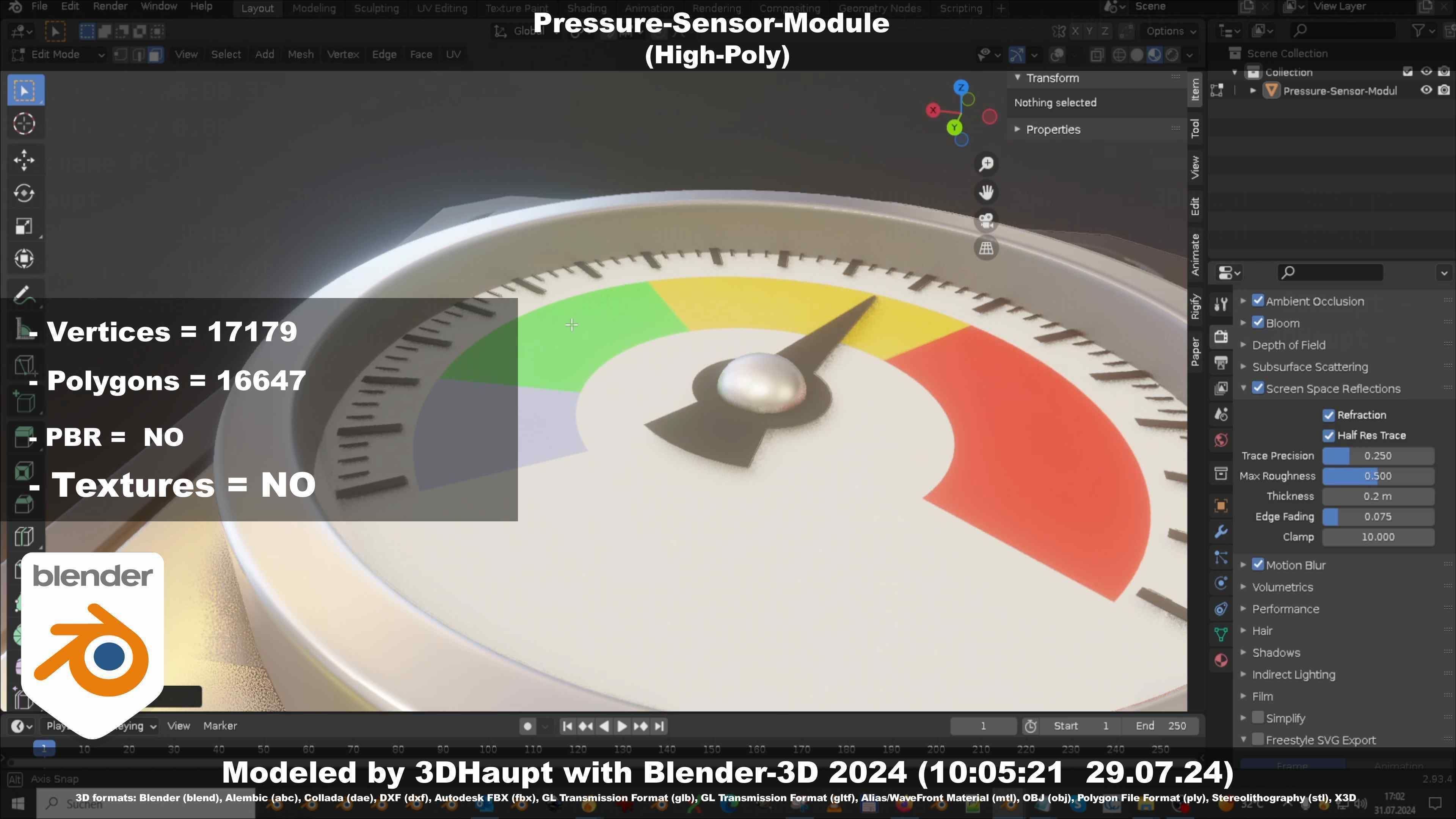 Pressure-Sensor-Module  3D model_56