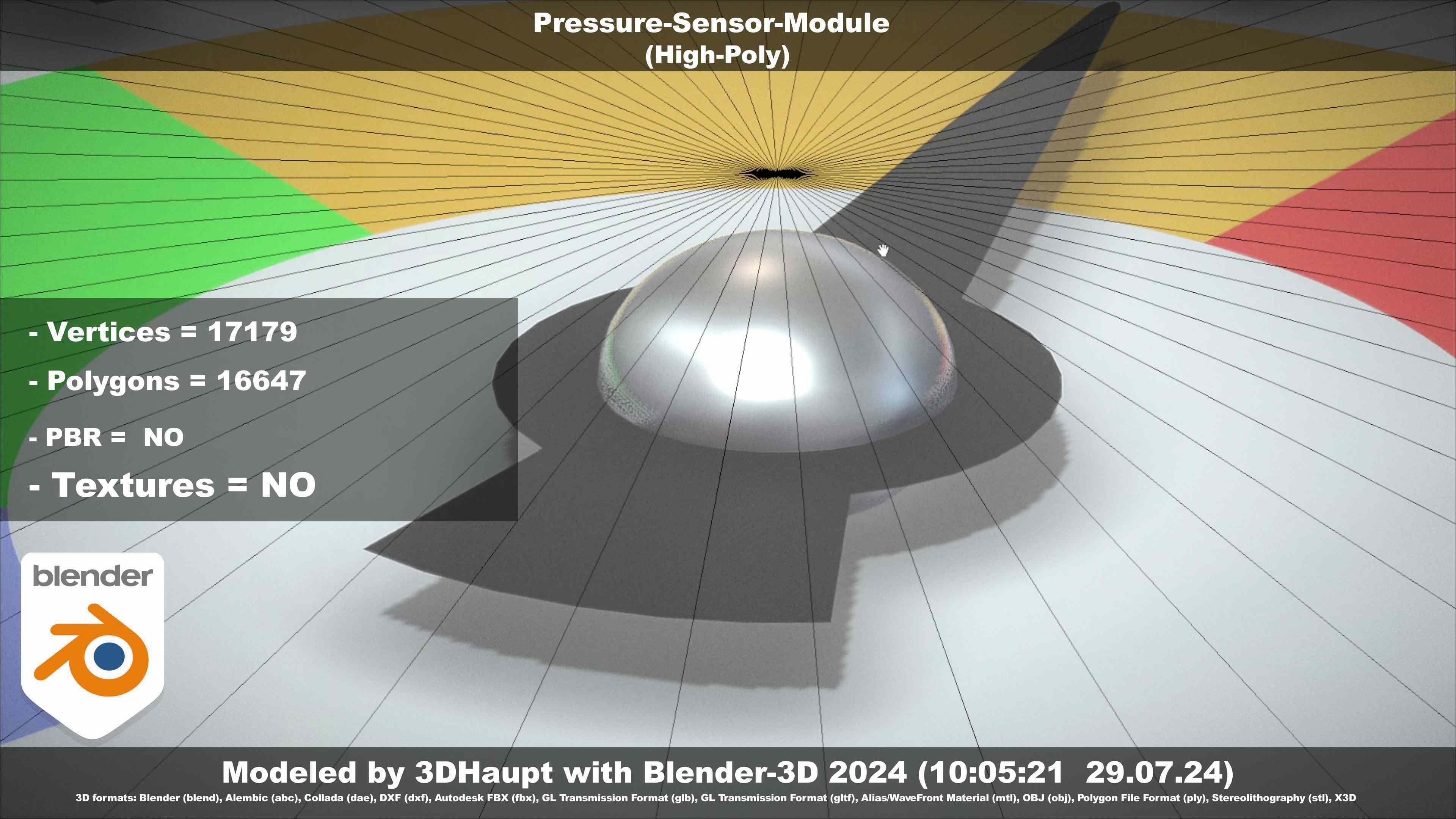 Pressure-Sensor-Module  3D model_62