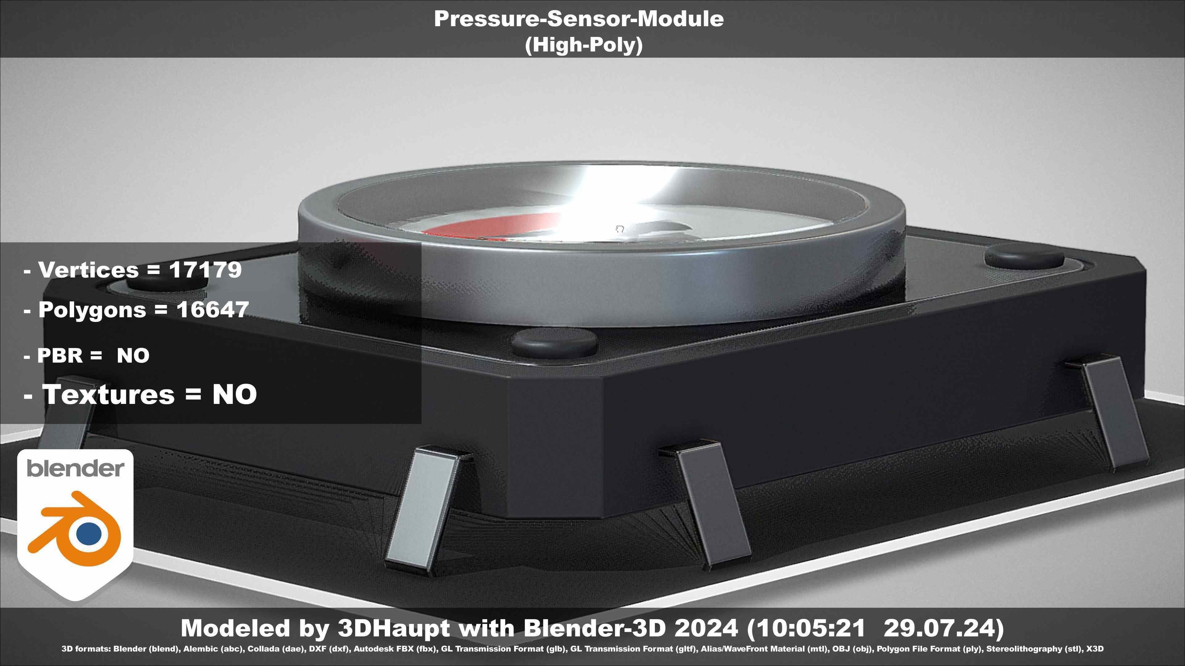 Pressure-Sensor-Module  3D model_31