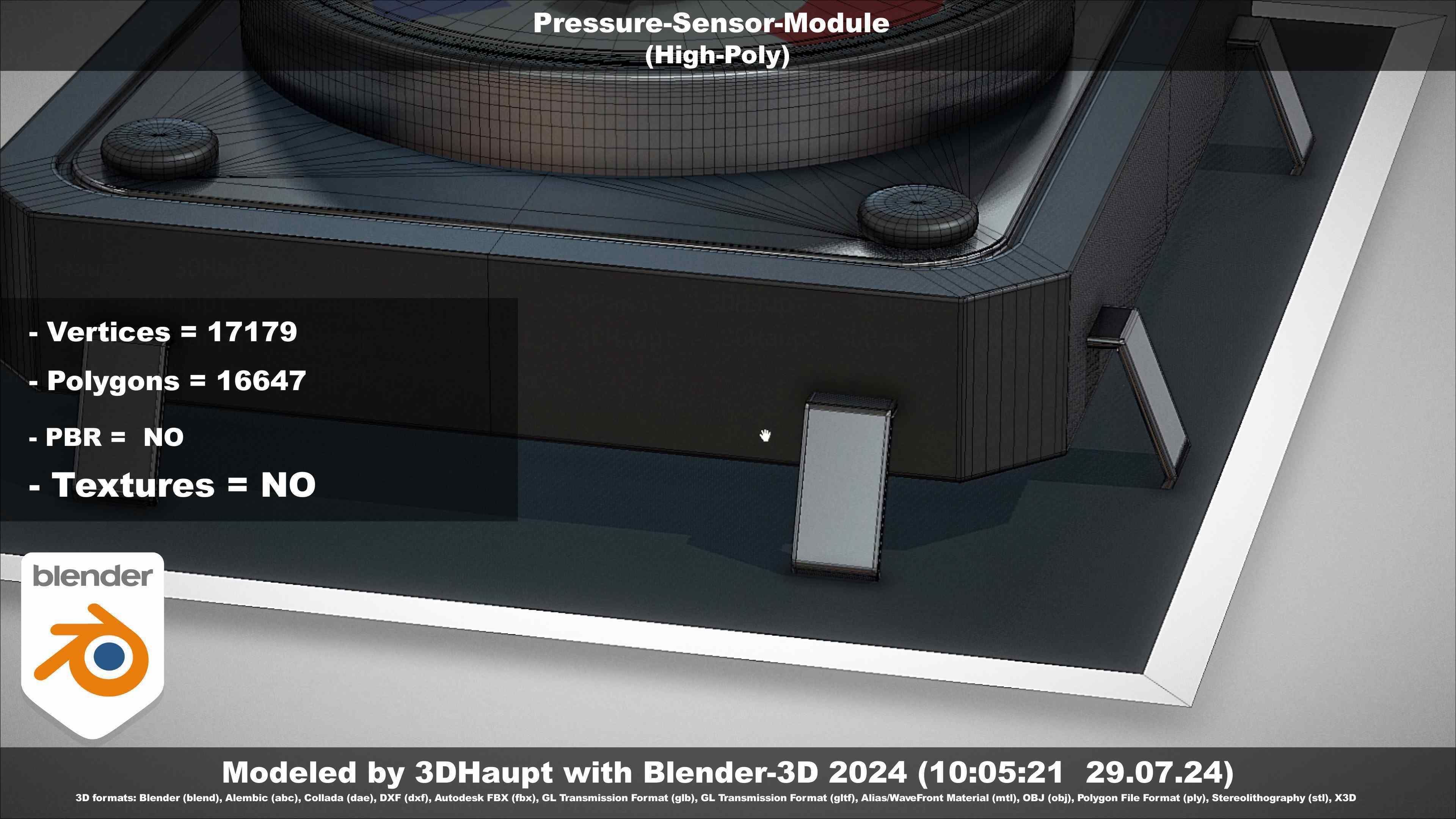 Pressure-Sensor-Module  3D model_122