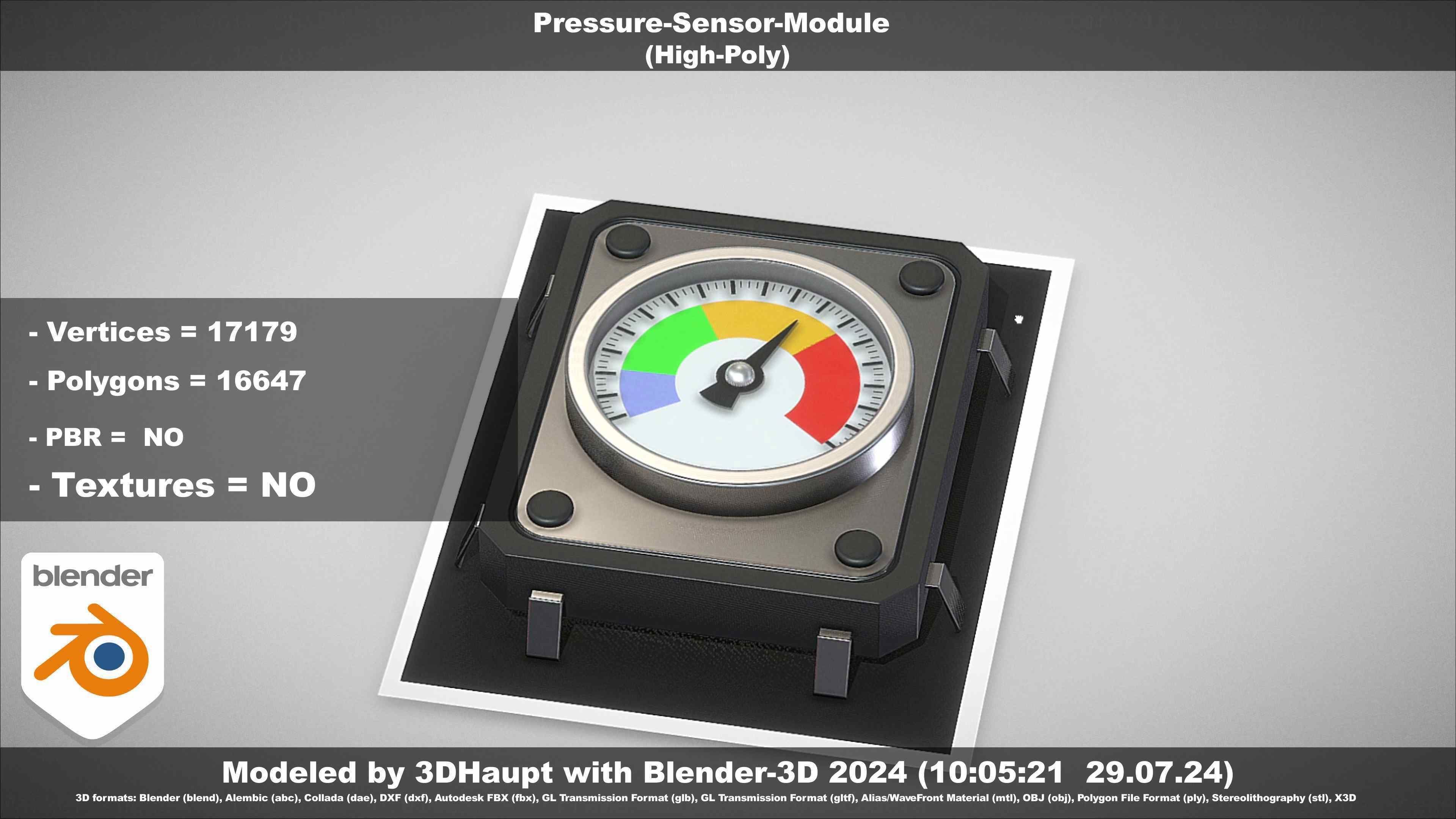 Pressure-Sensor-Module  3D model_57