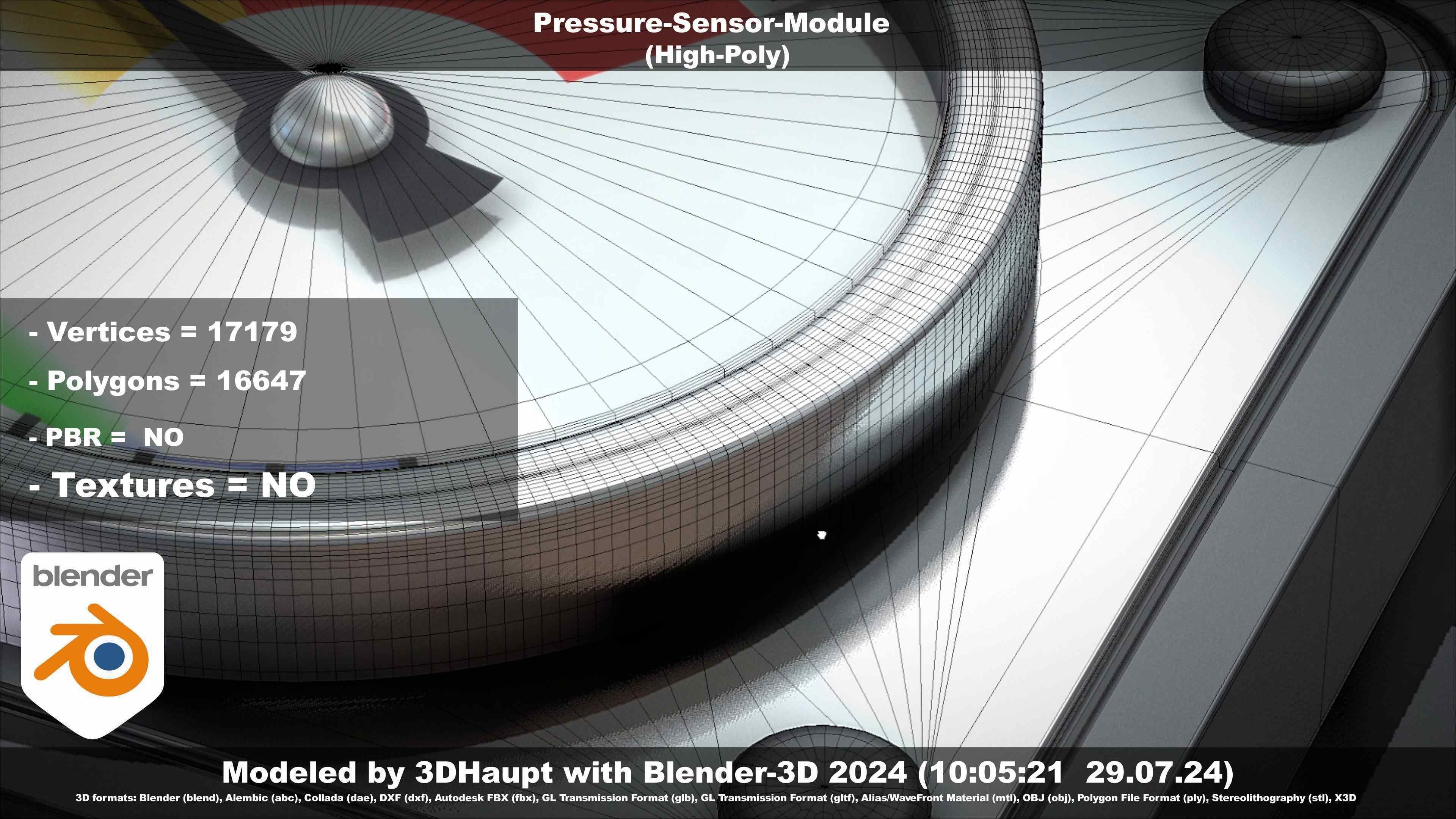 Pressure-Sensor-Module  3D model_34