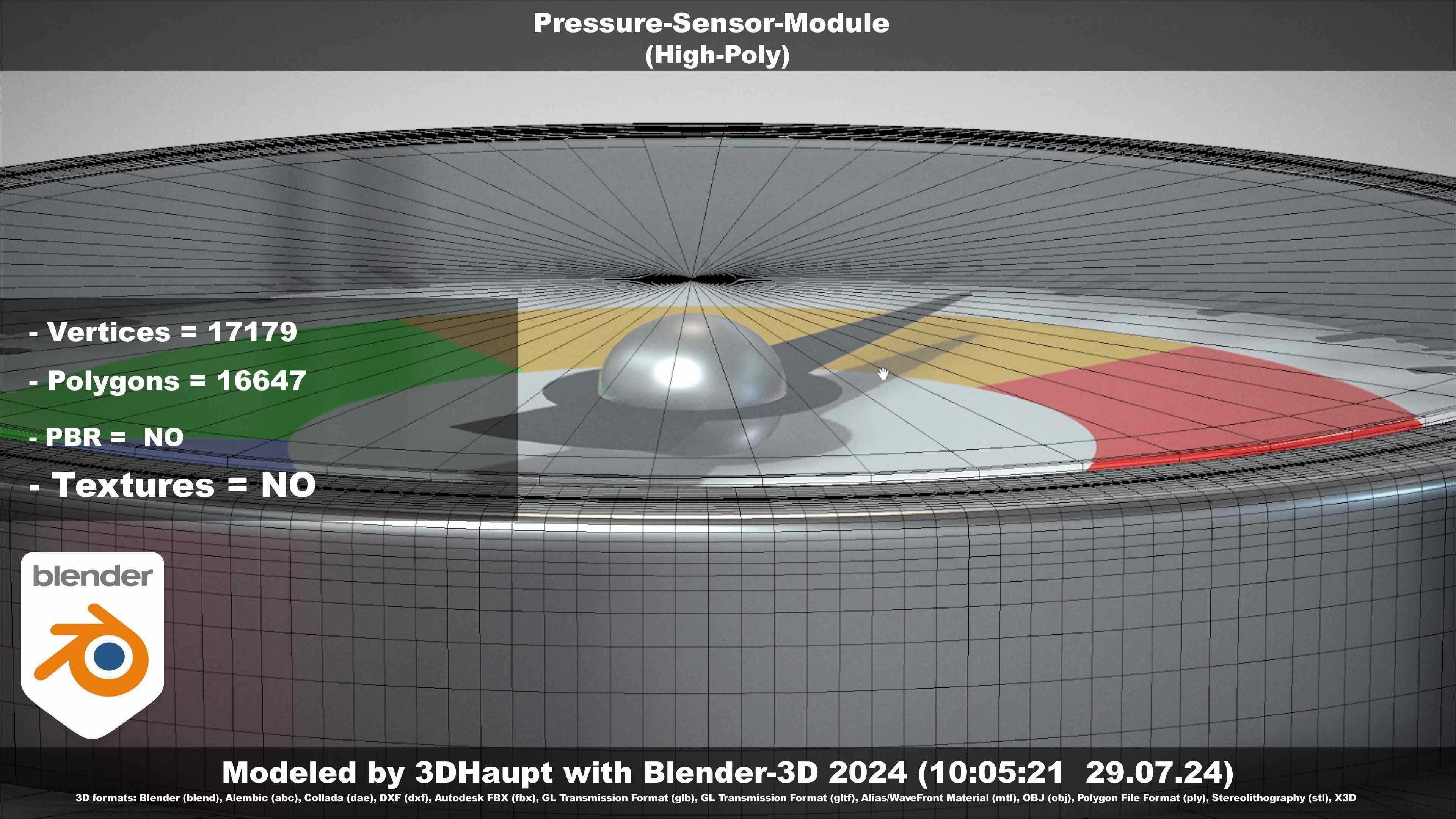 Pressure-Sensor-Module  3D model_79