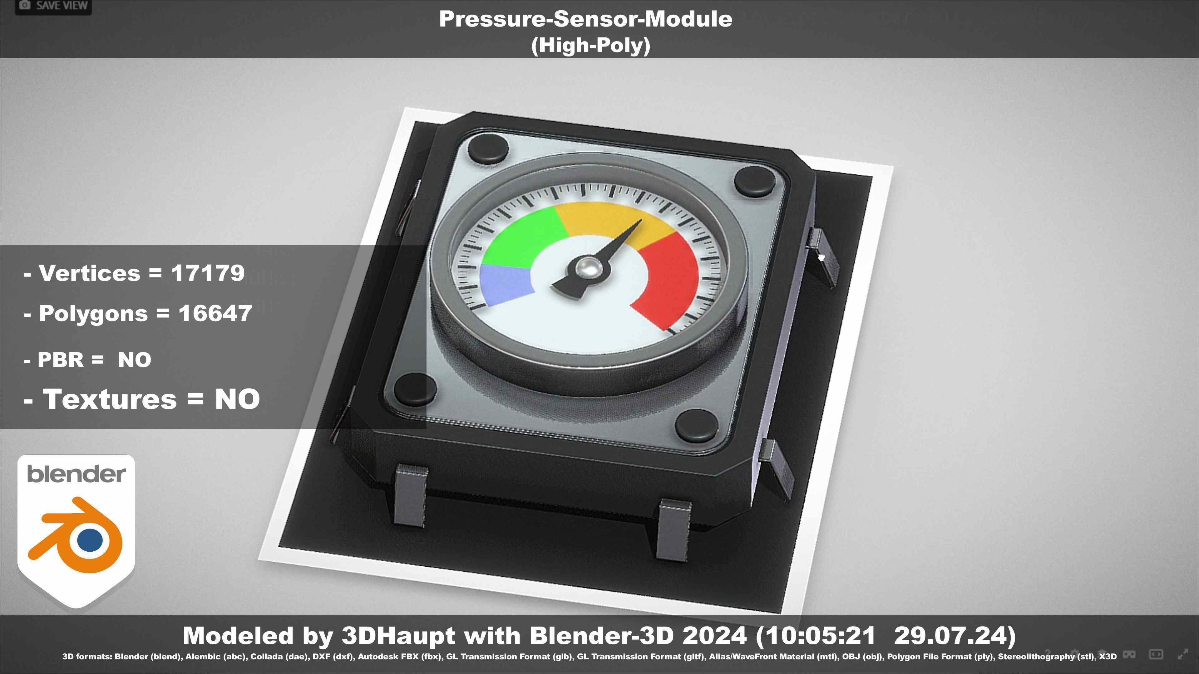 Pressure-Sensor-Module  3D model_59