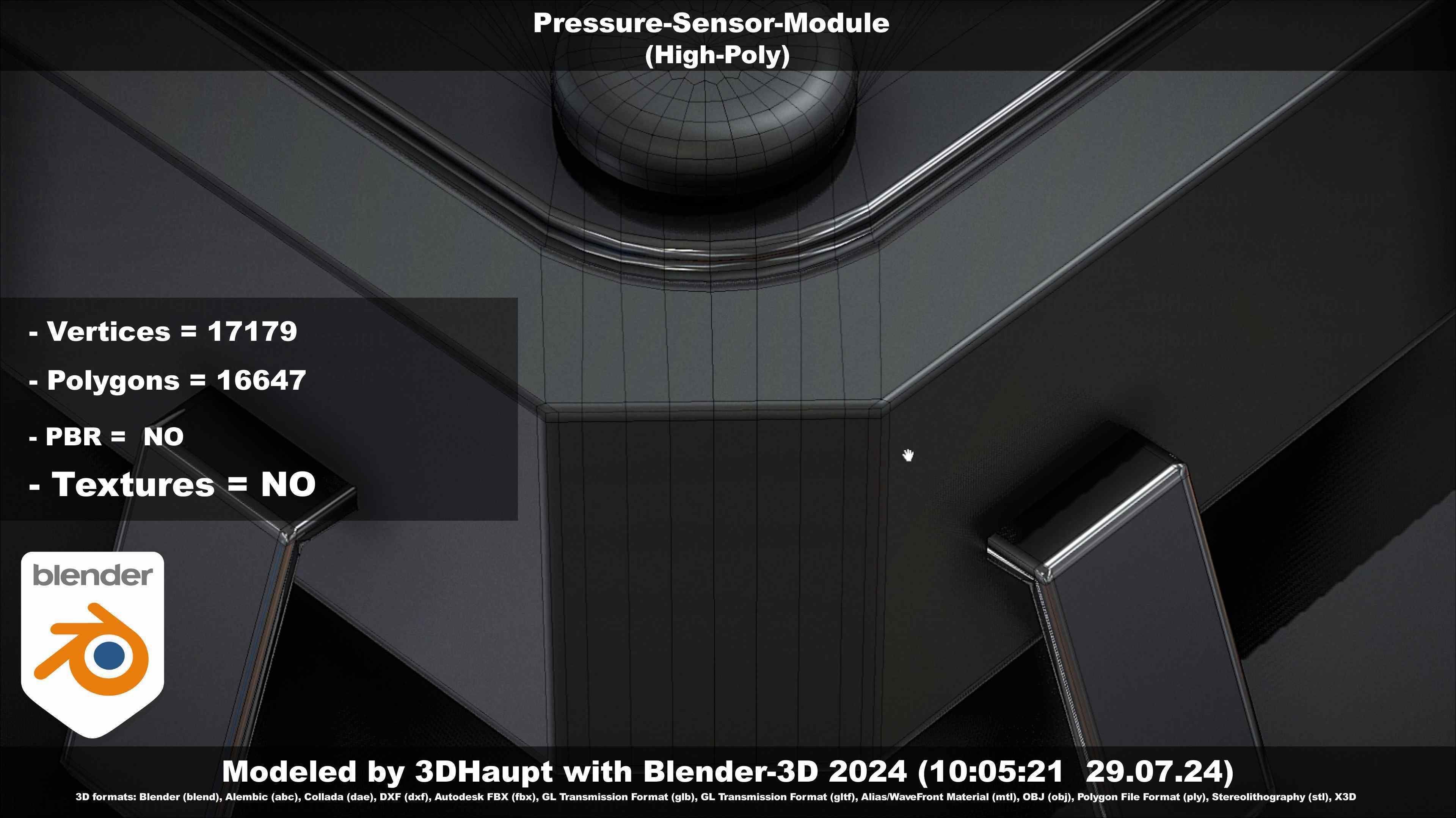 Pressure-Sensor-Module  3D model_134