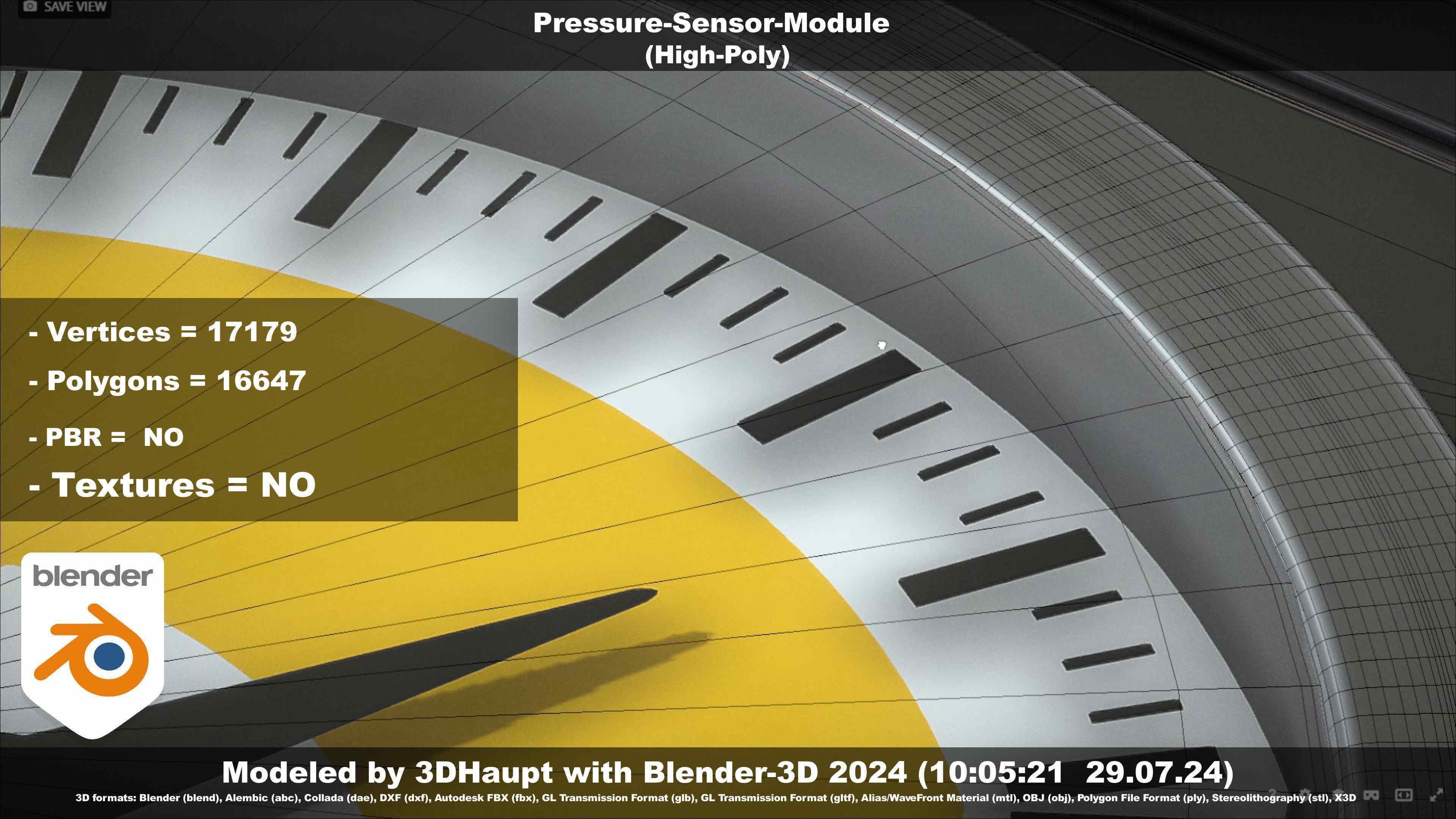 Pressure-Sensor-Module  3D model_24