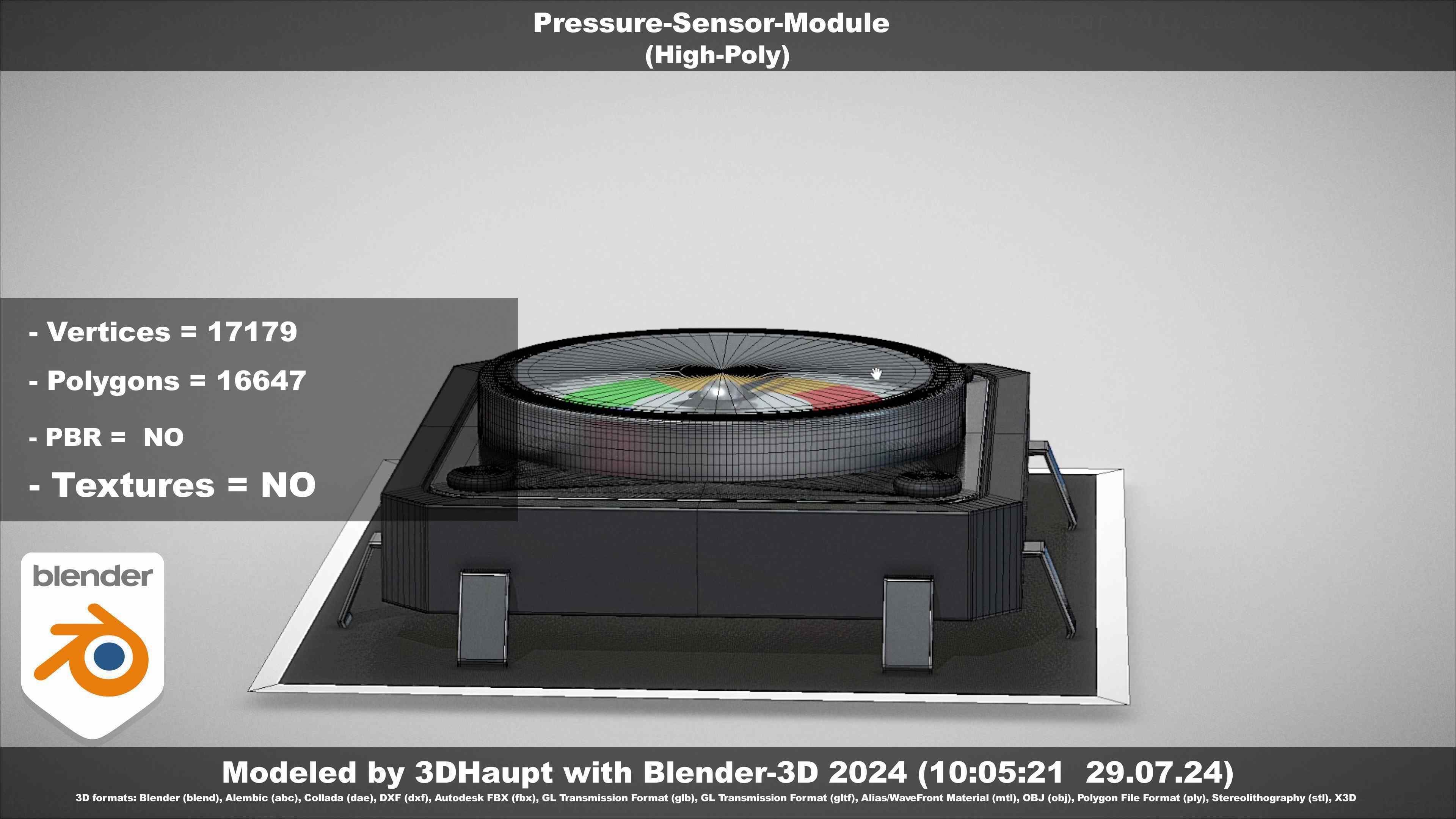 Pressure-Sensor-Module  3D model_67