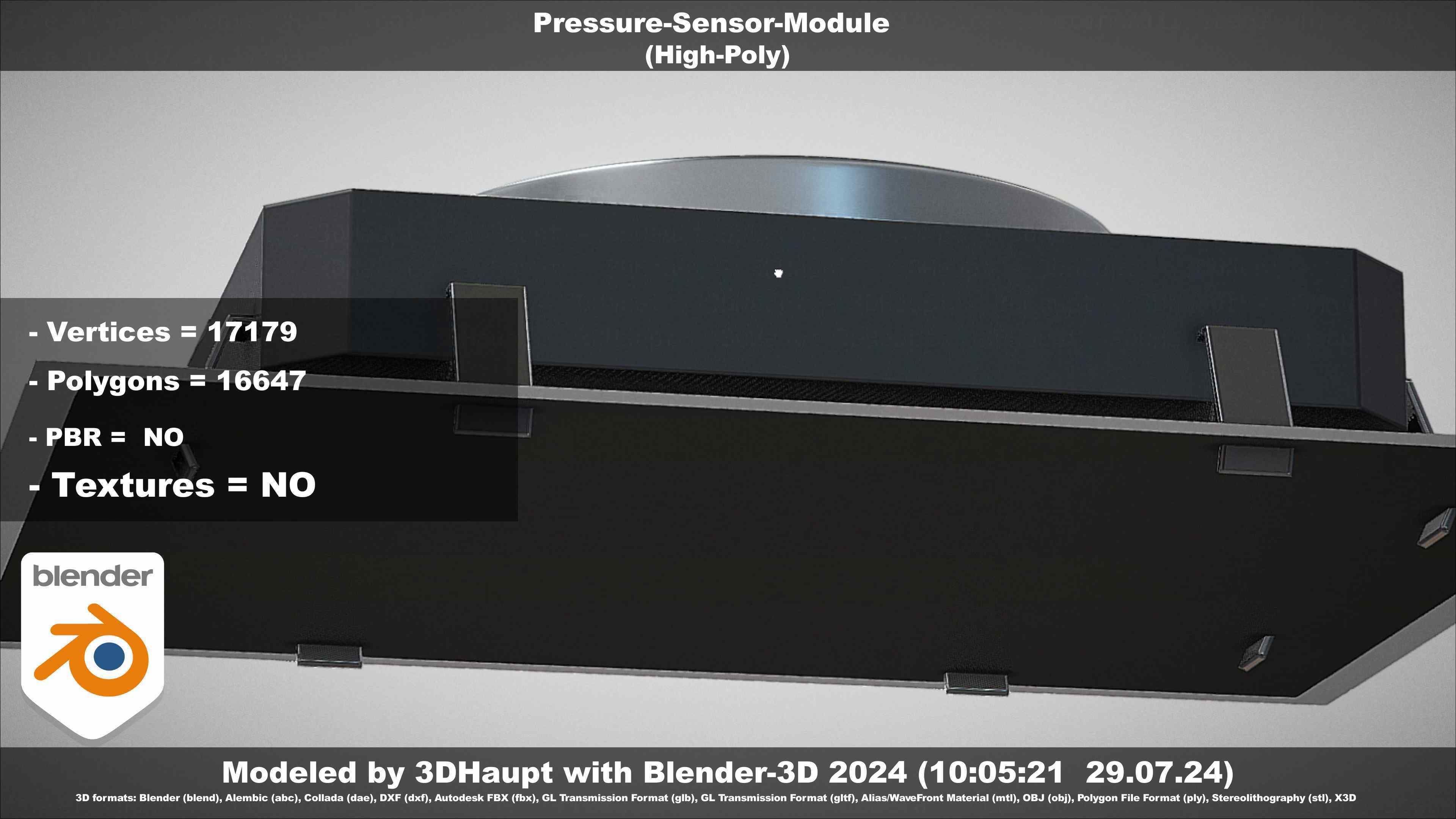 Pressure-Sensor-Module  3D model_10