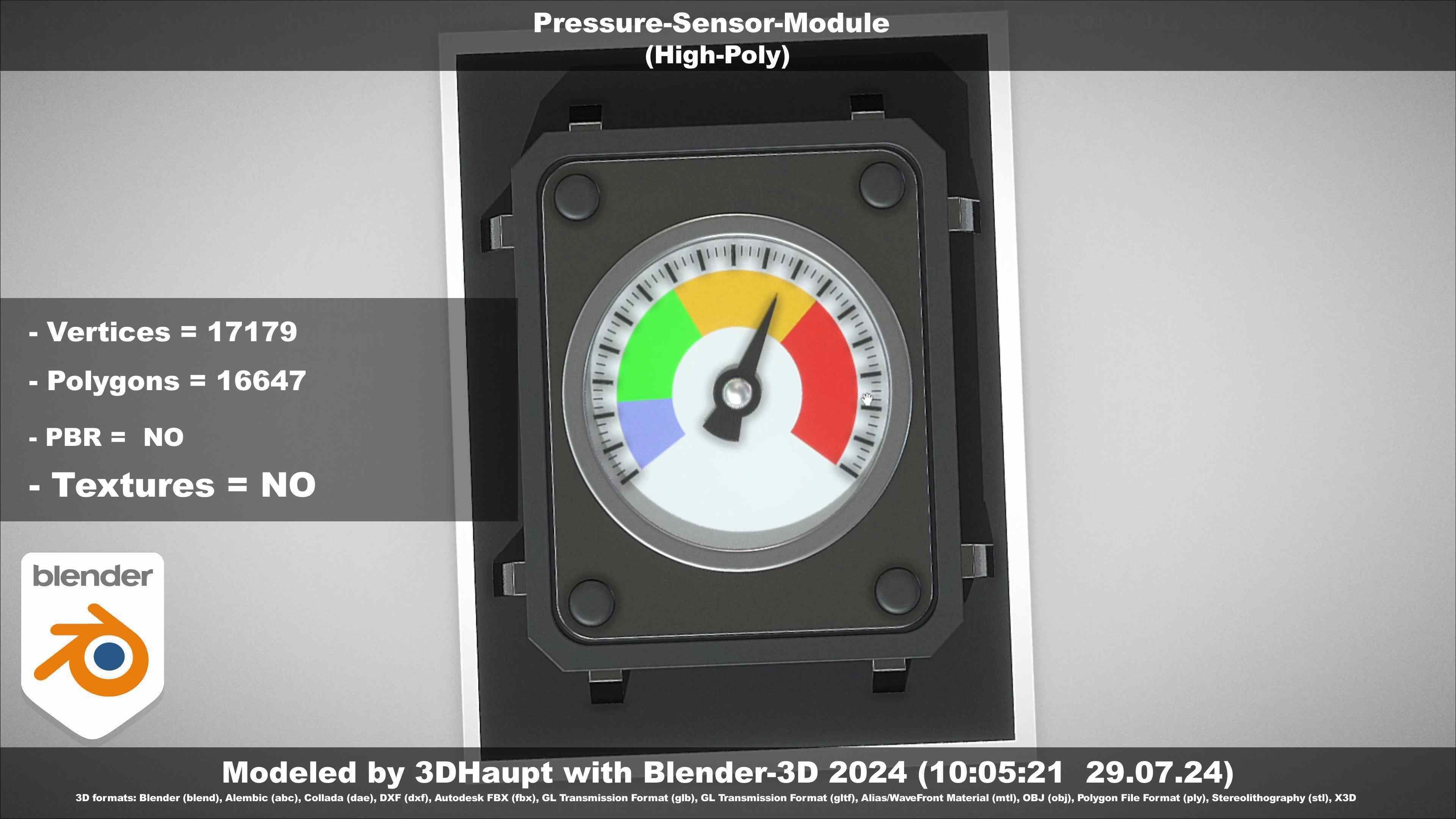 Pressure-Sensor-Module  3D model_40
