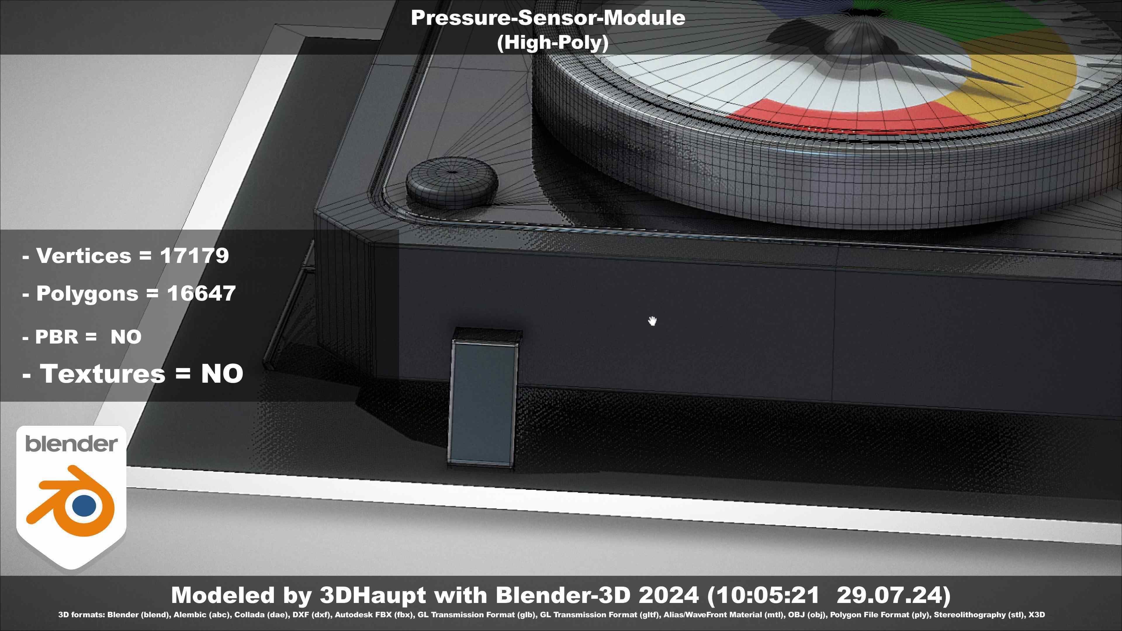 Pressure-Sensor-Module  3D model_143