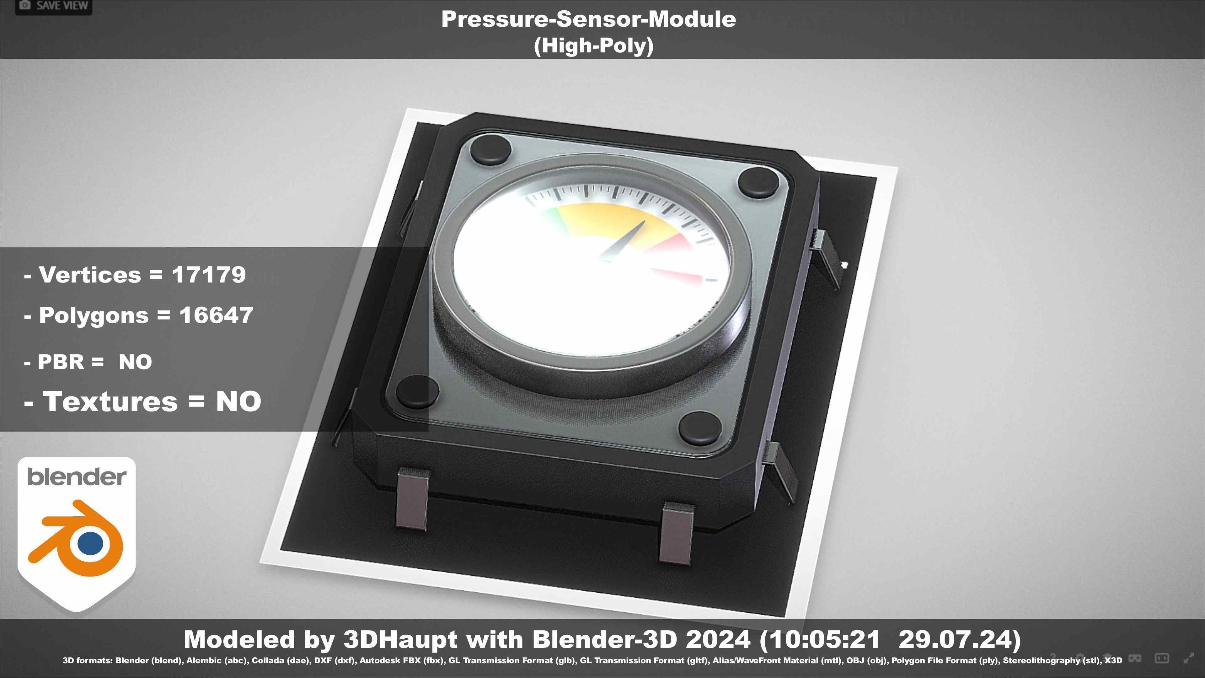 Pressure-Sensor-Module  3D model_60