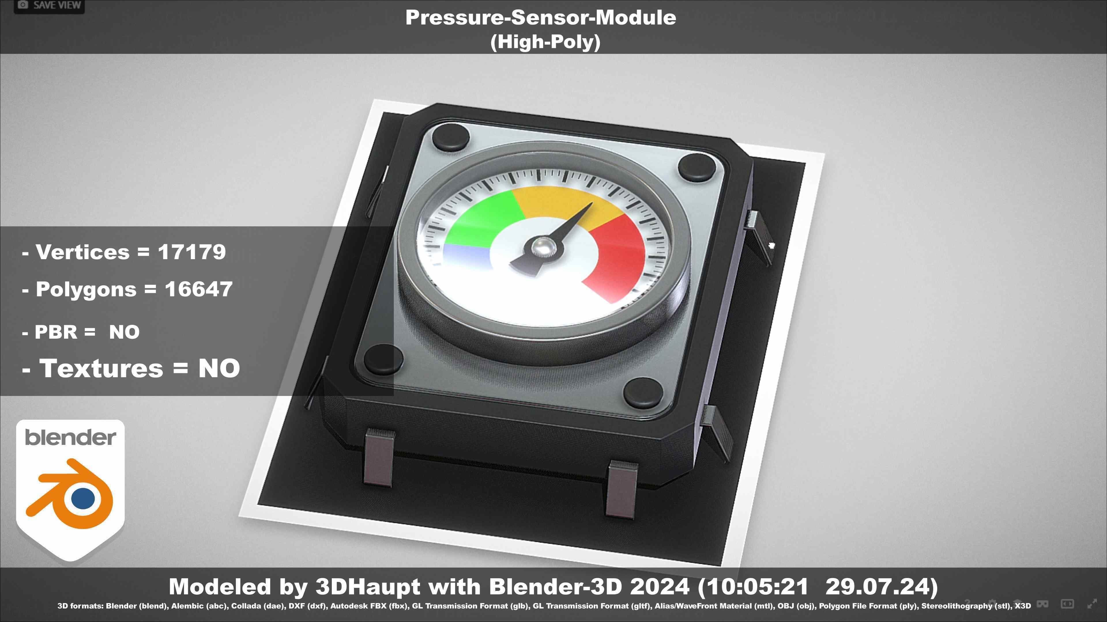 Pressure-Sensor-Module  3D model_84