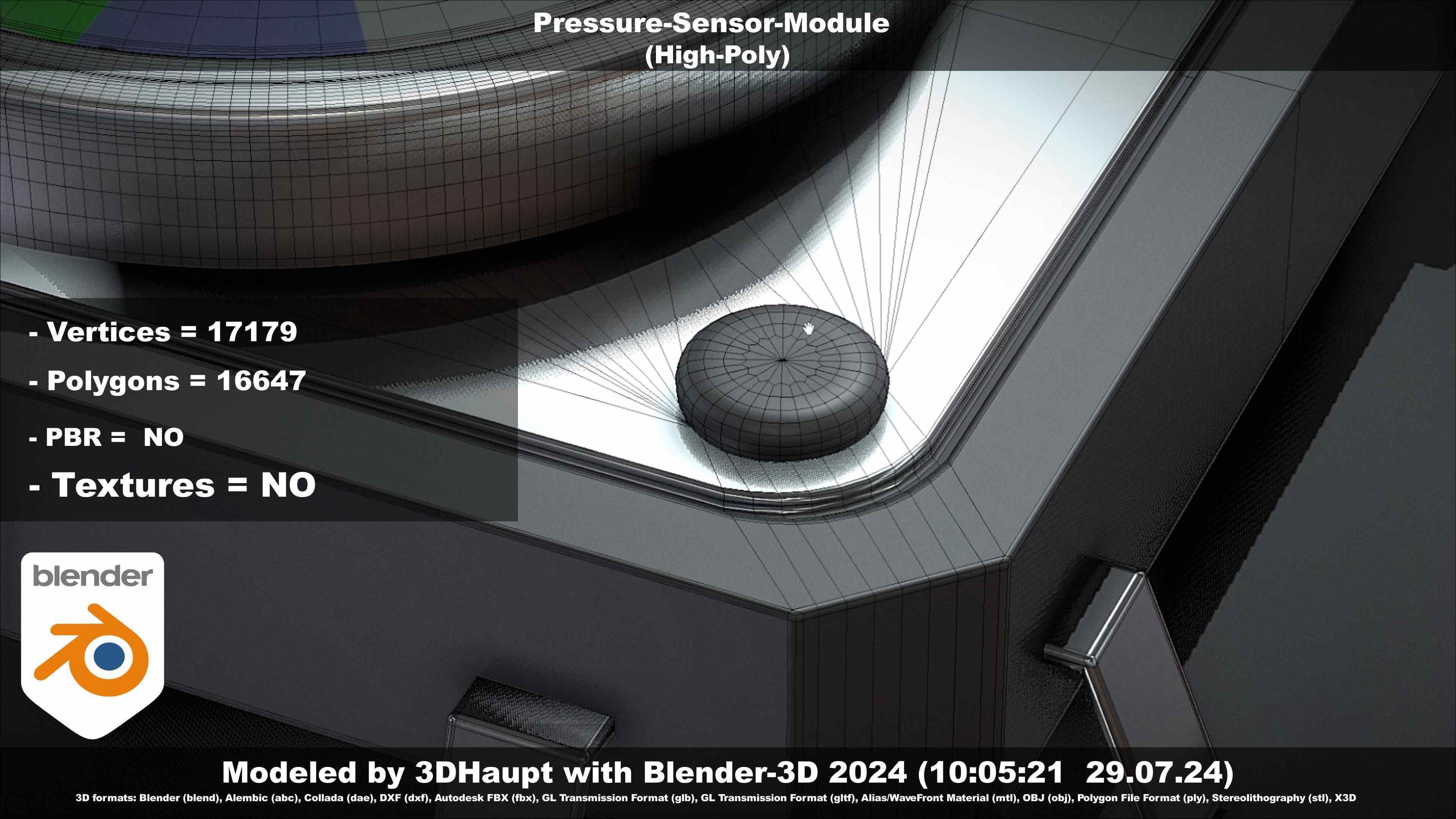 Pressure-Sensor-Module  3D model_140