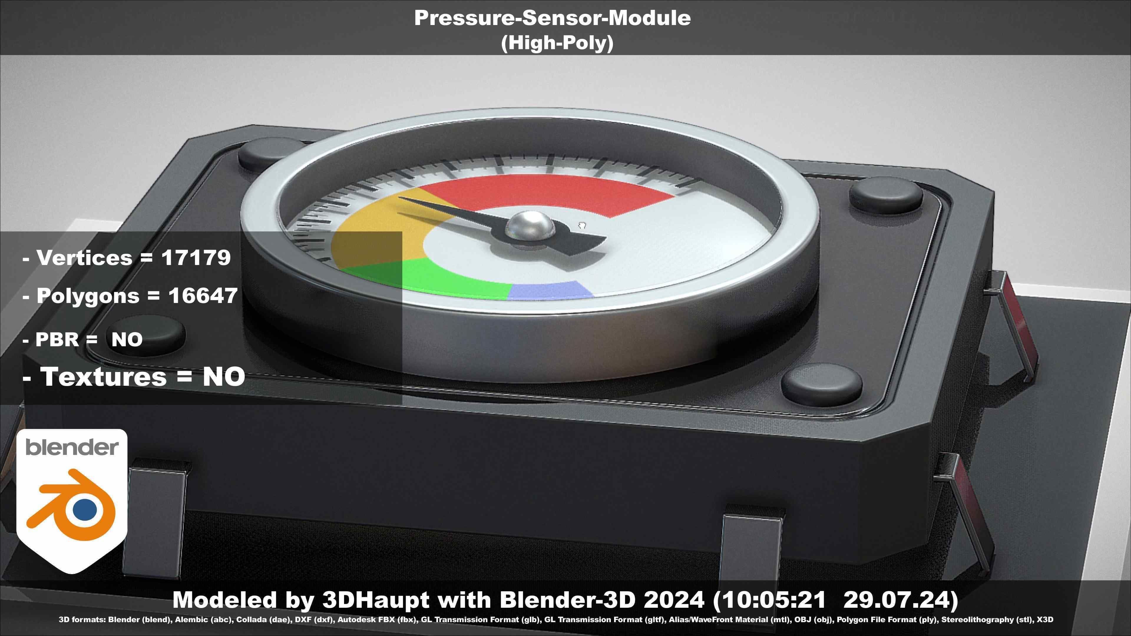 Pressure-Sensor-Module  3D model_76