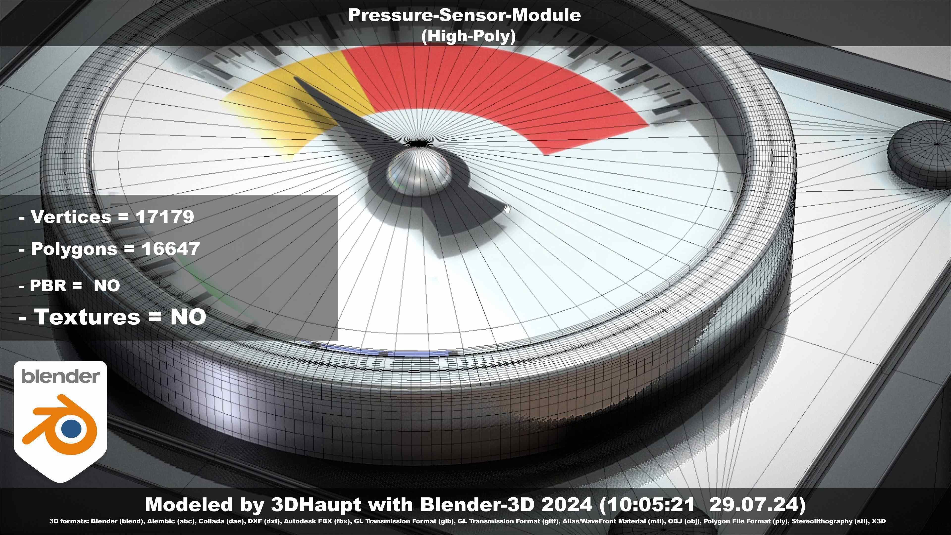 Pressure-Sensor-Module  3D model_144