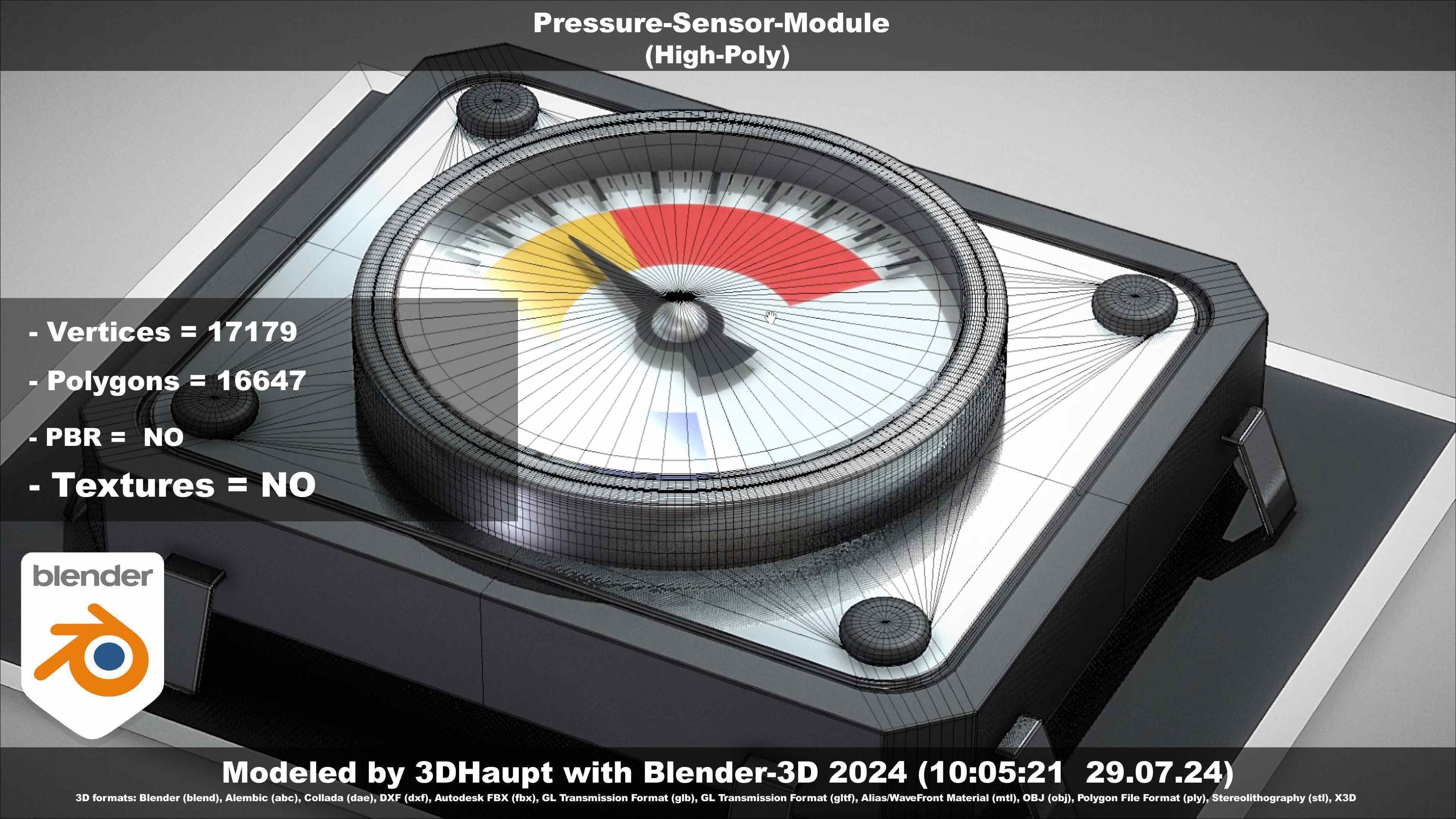 Pressure-Sensor-Module  3D model_86