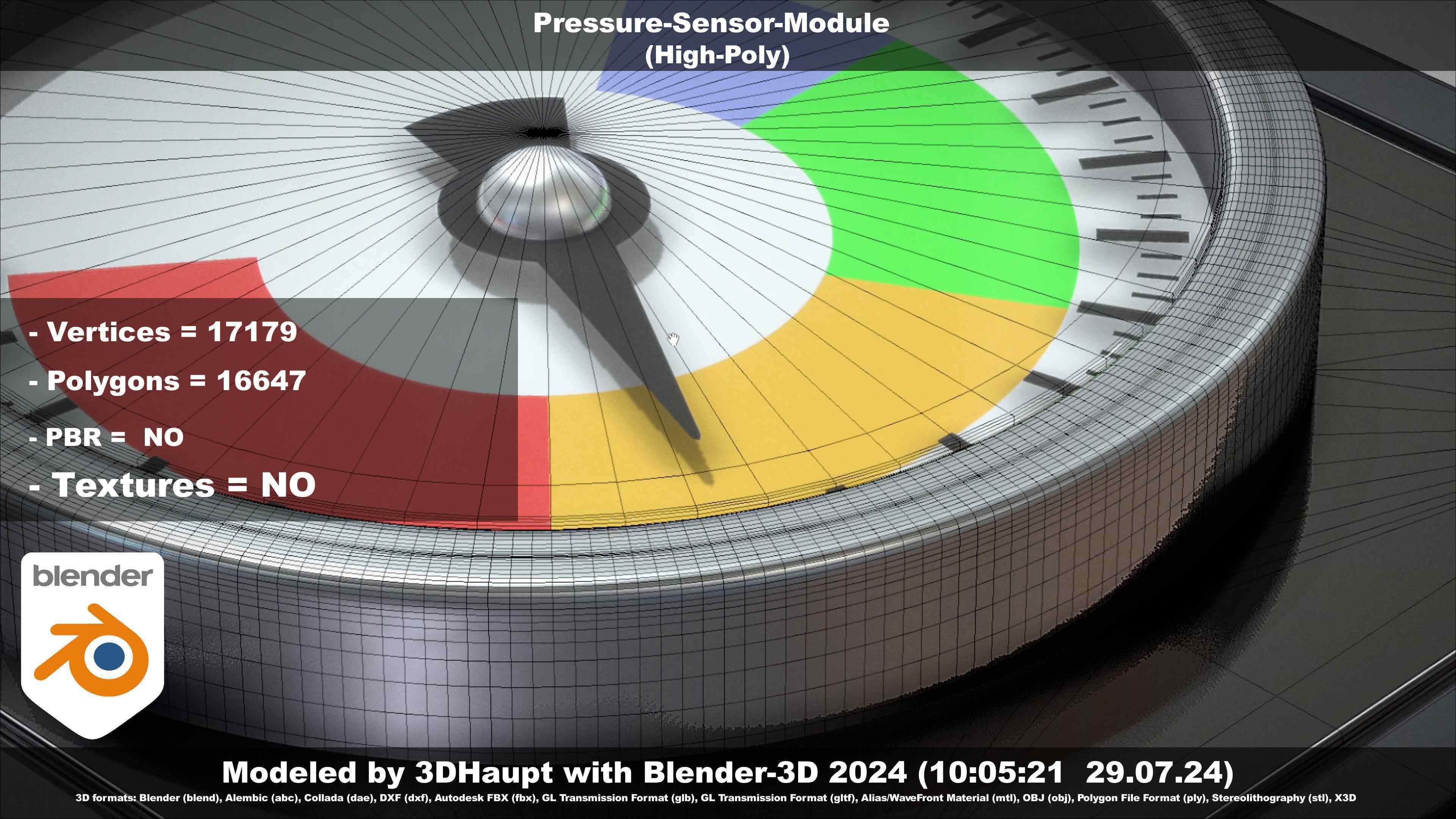 Pressure-Sensor-Module  3D model_21