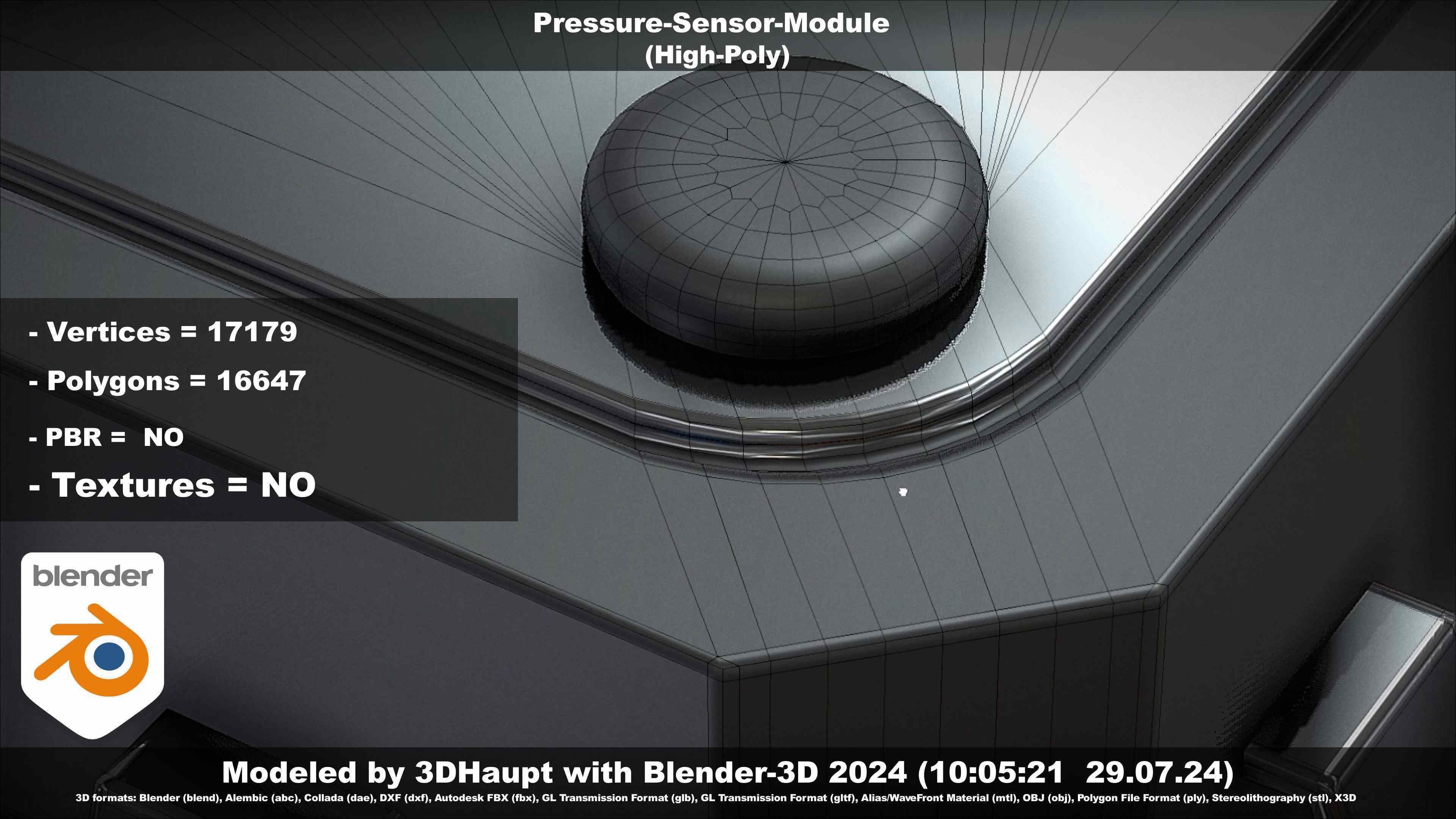 Pressure-Sensor-Module  3D model_81