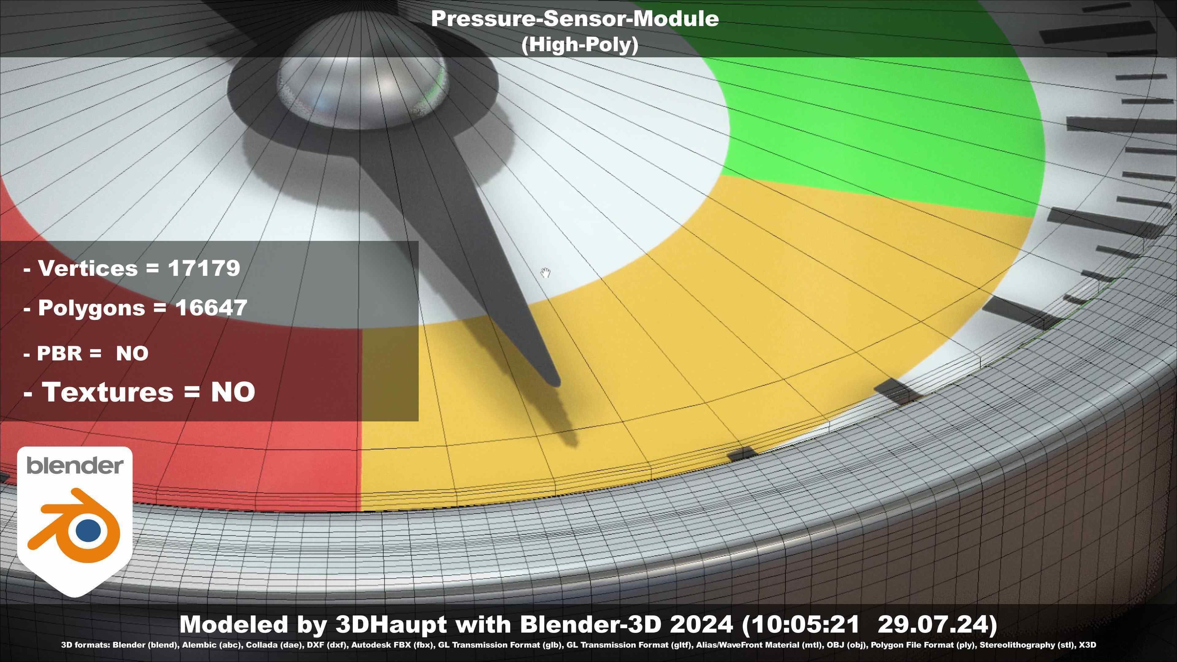 Pressure-Sensor-Module  3D model_96