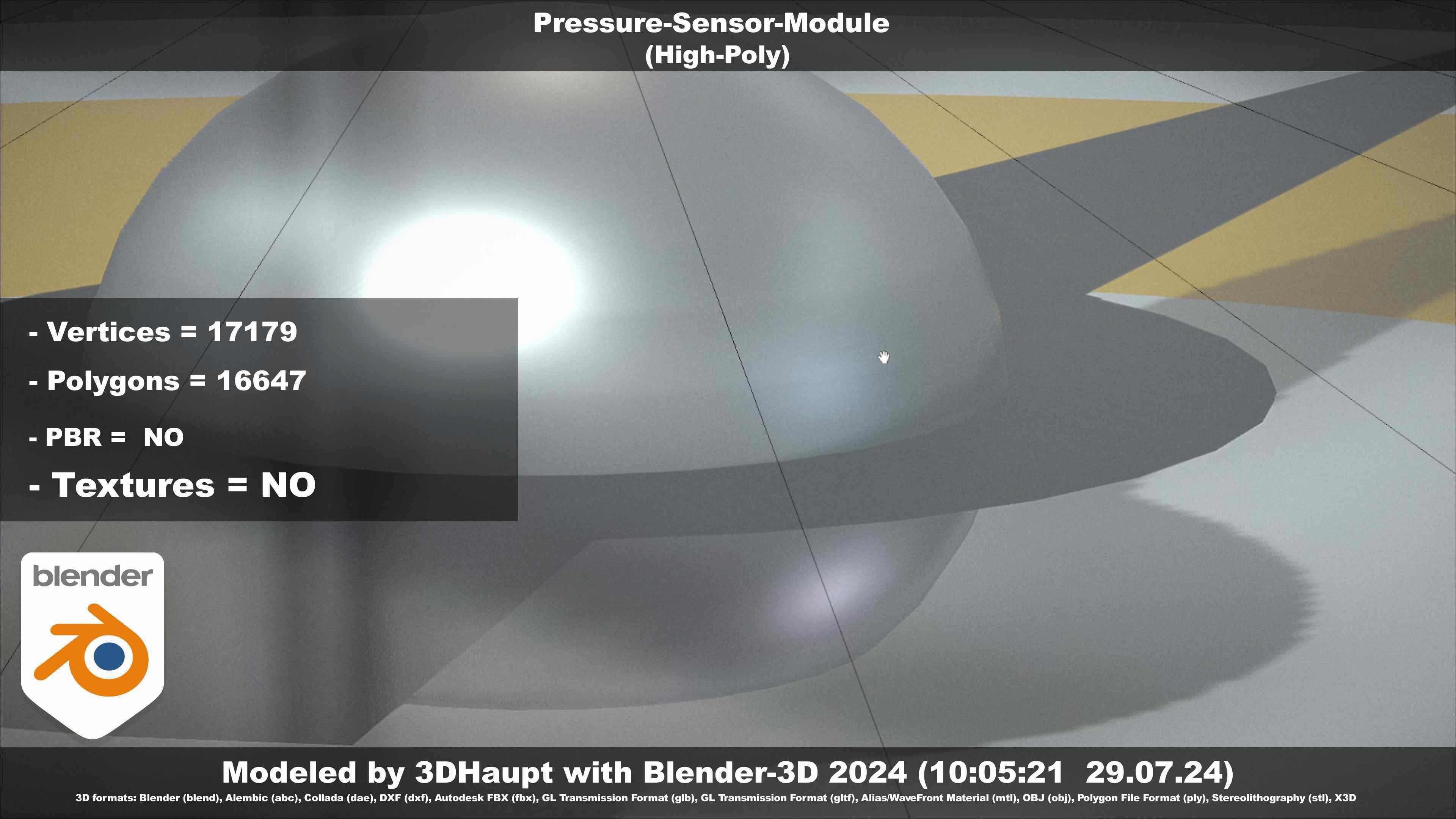 Pressure-Sensor-Module  3D model_135