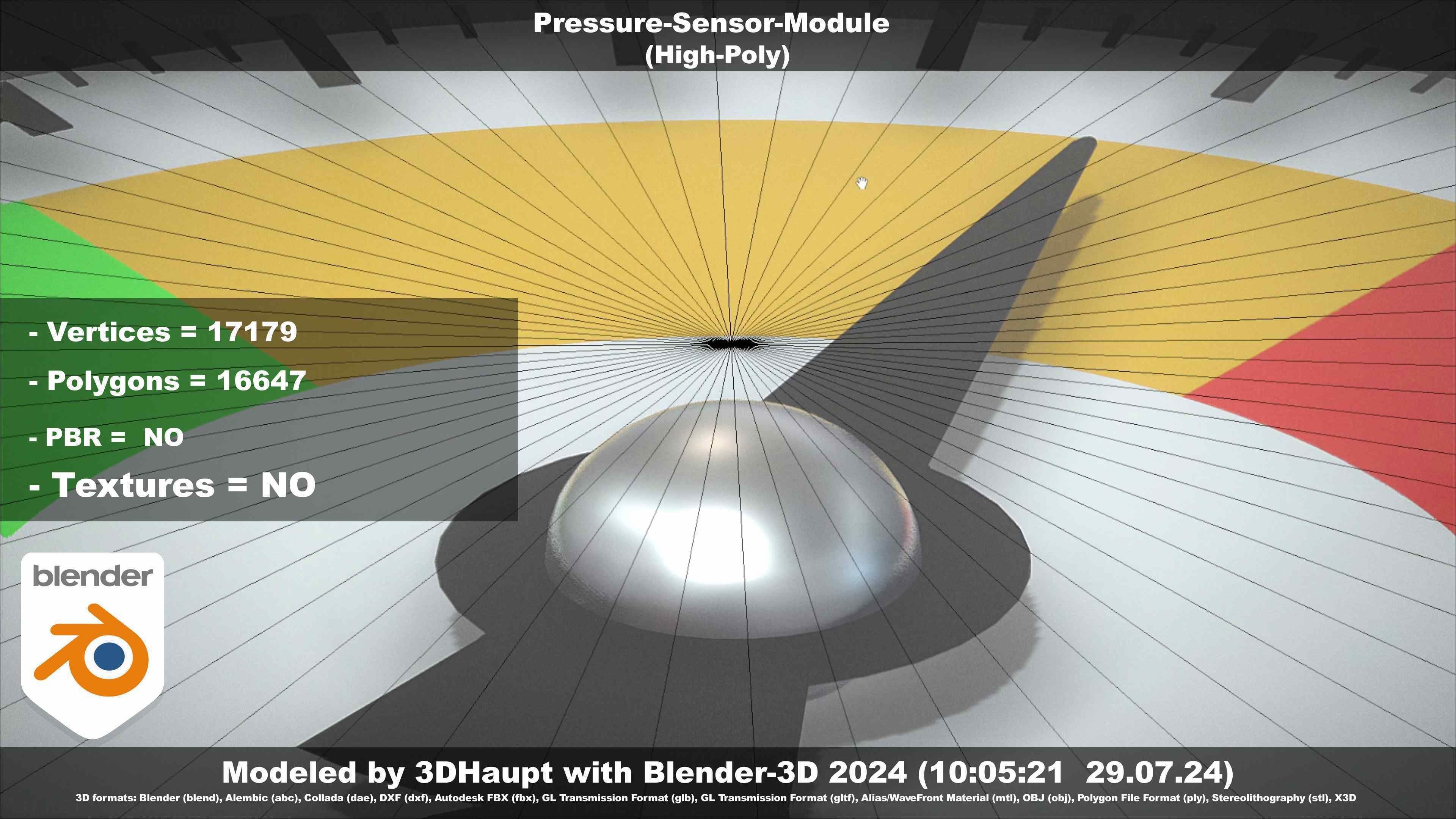 Pressure-Sensor-Module  3D model_112