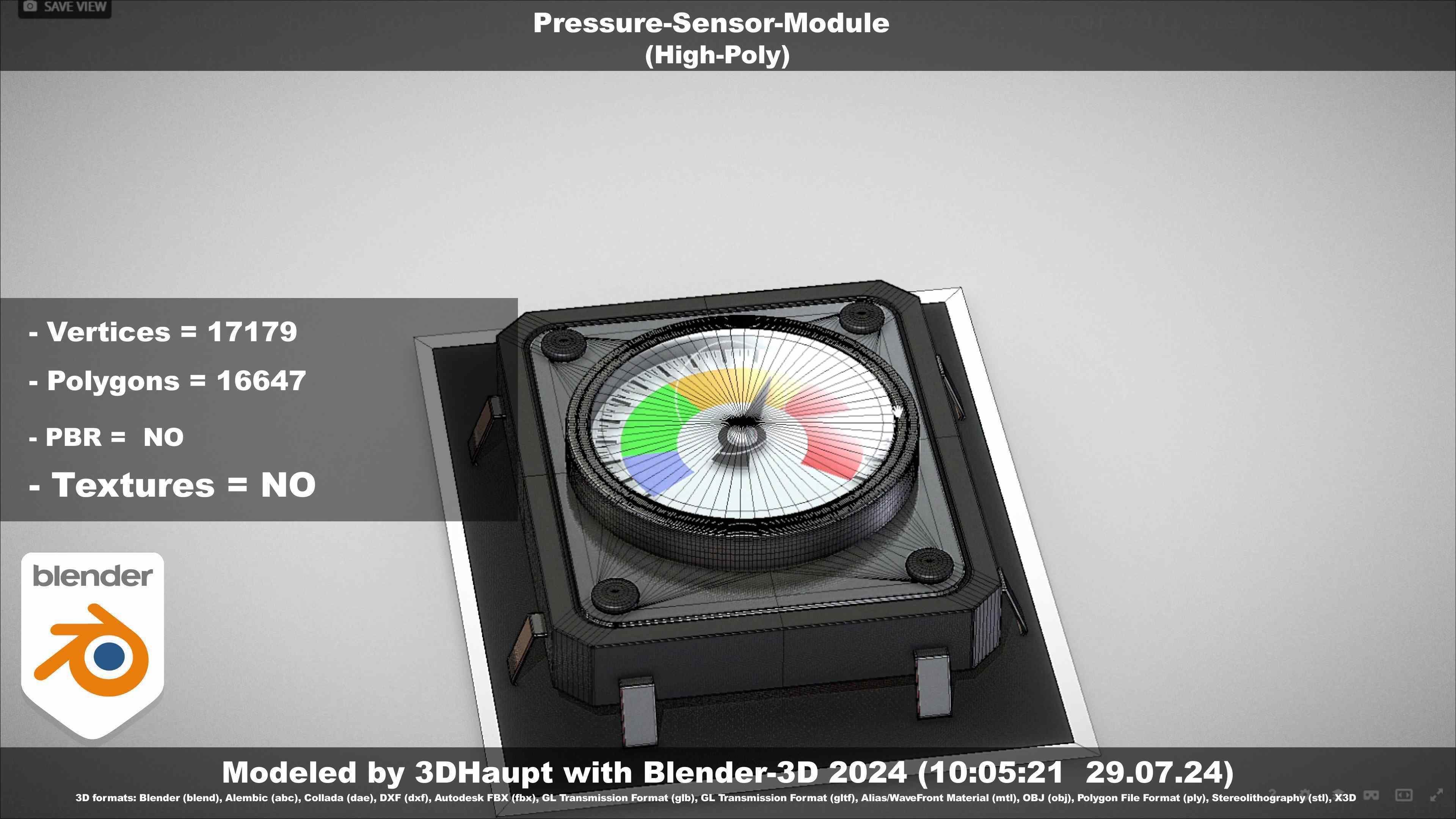 Pressure-Sensor-Module  3D model_68