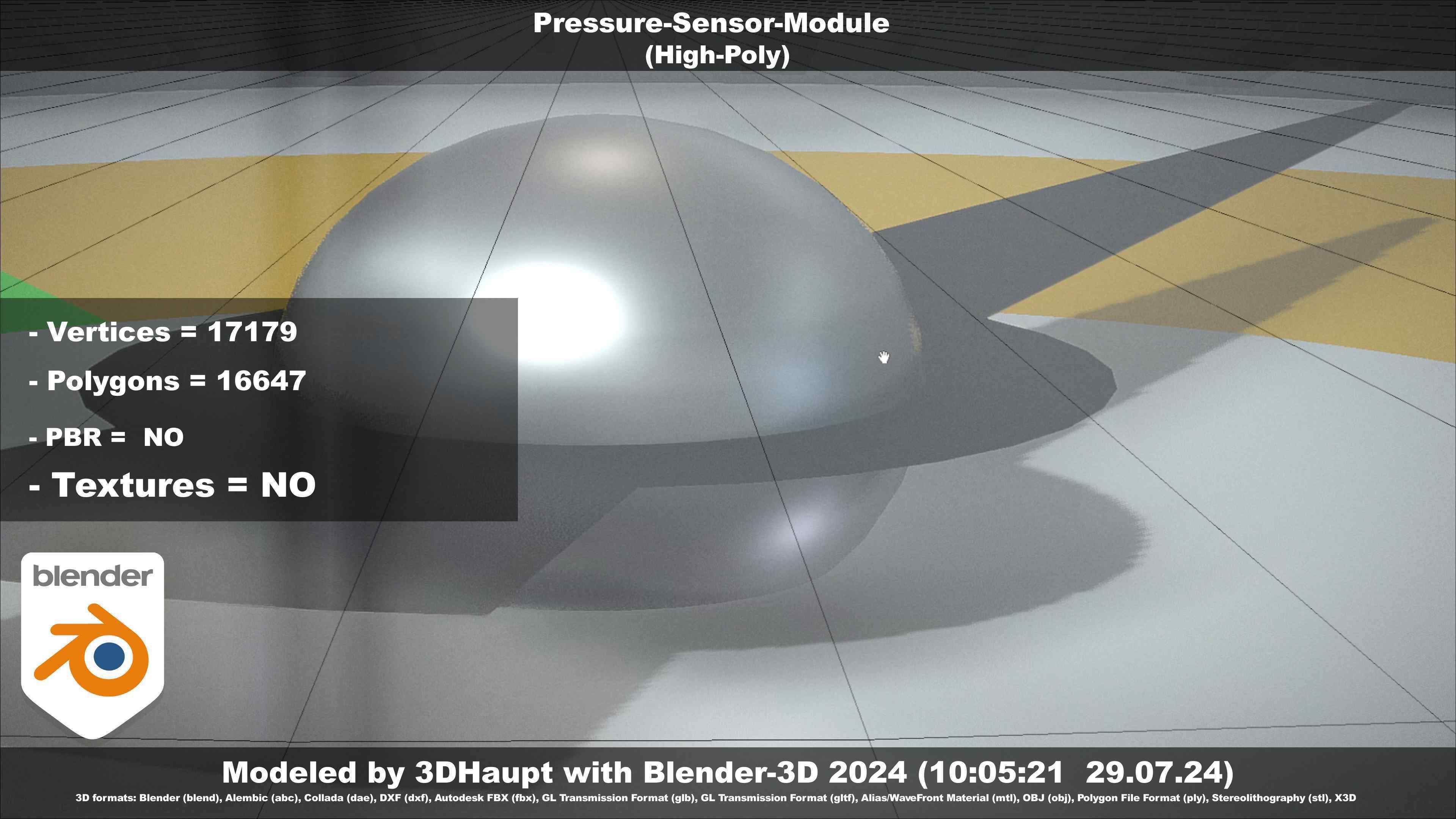 Pressure-Sensor-Module  3D model_38
